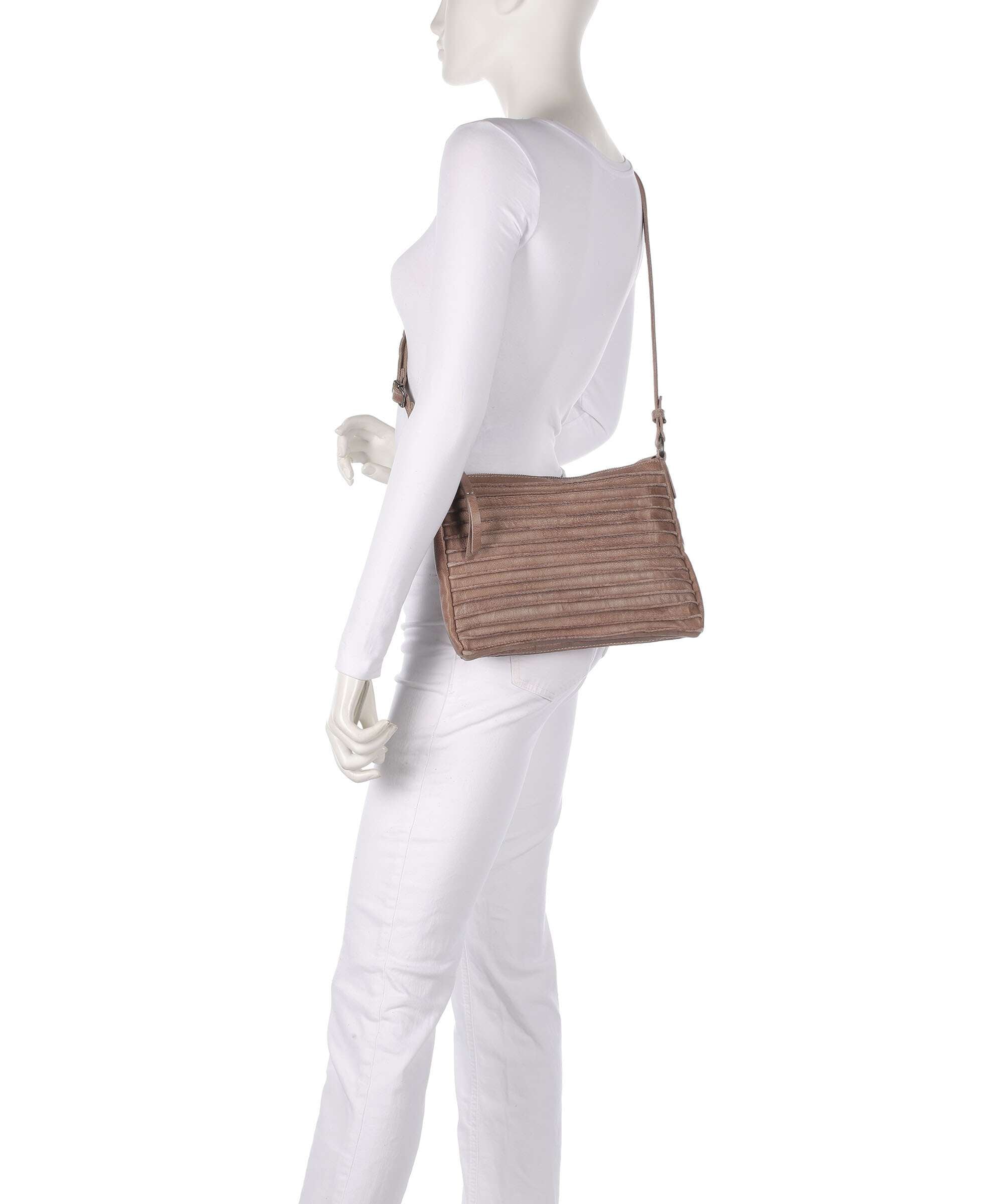 FredsBruder Bestseller Riffel Hobo bag dirty stone