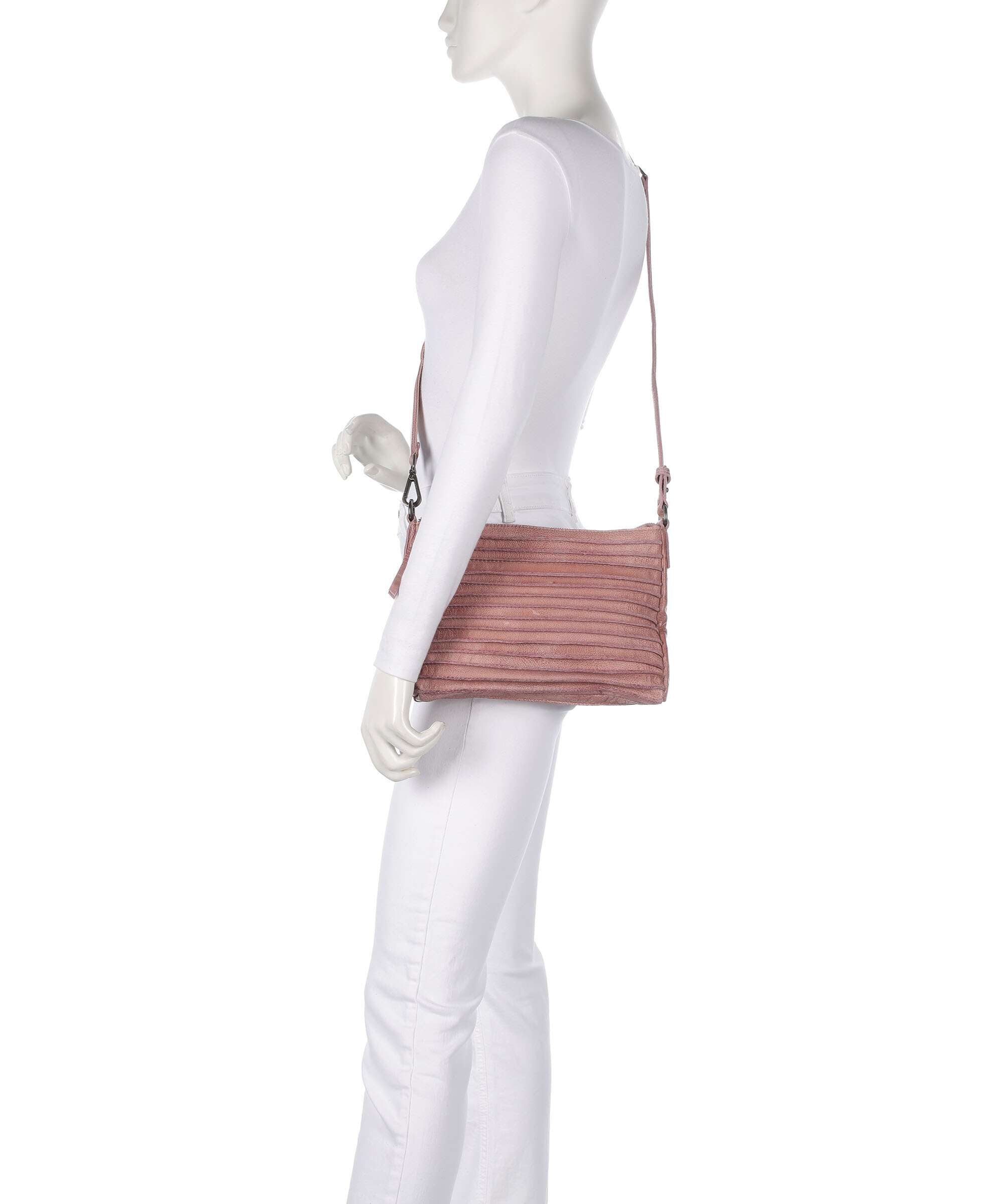 FredsBruder Bestseller Riffel Hobo bag powder rose