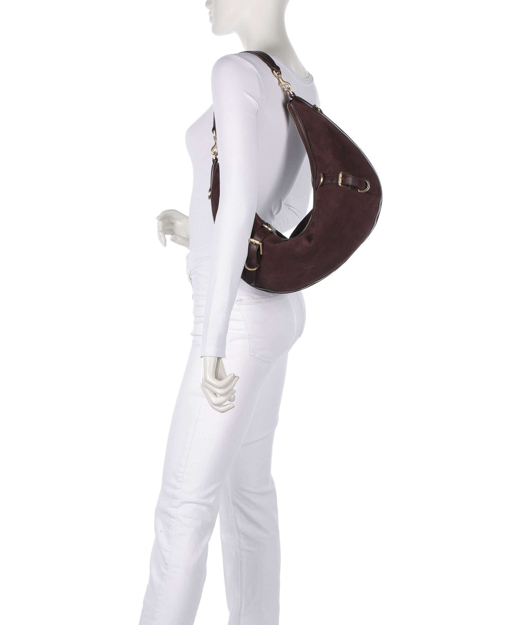 Les Visionnaires Enya Cozy Hobo bag vinyard red