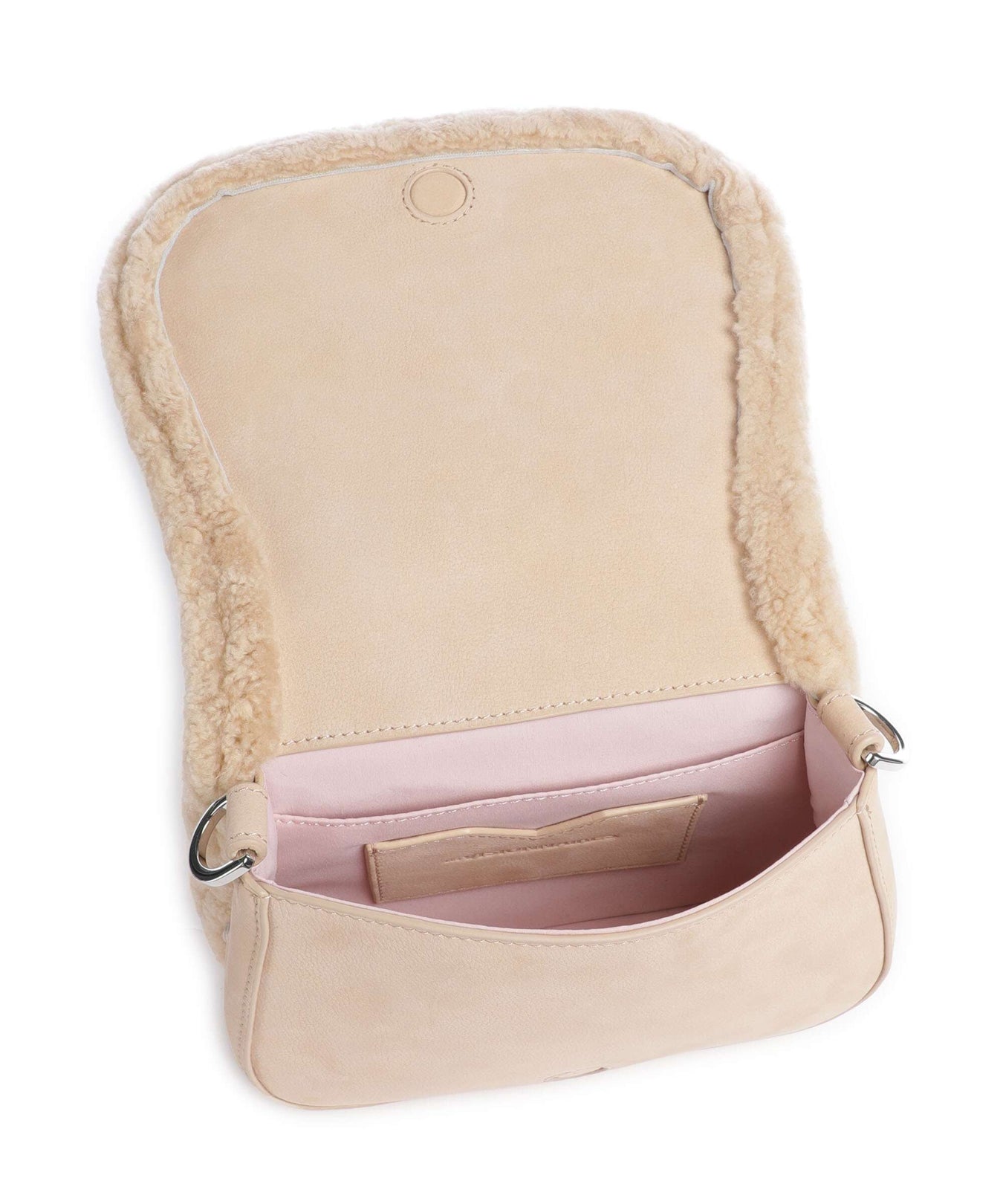 Les Visionnaires Elli Teddy Shoulder bag milky beige