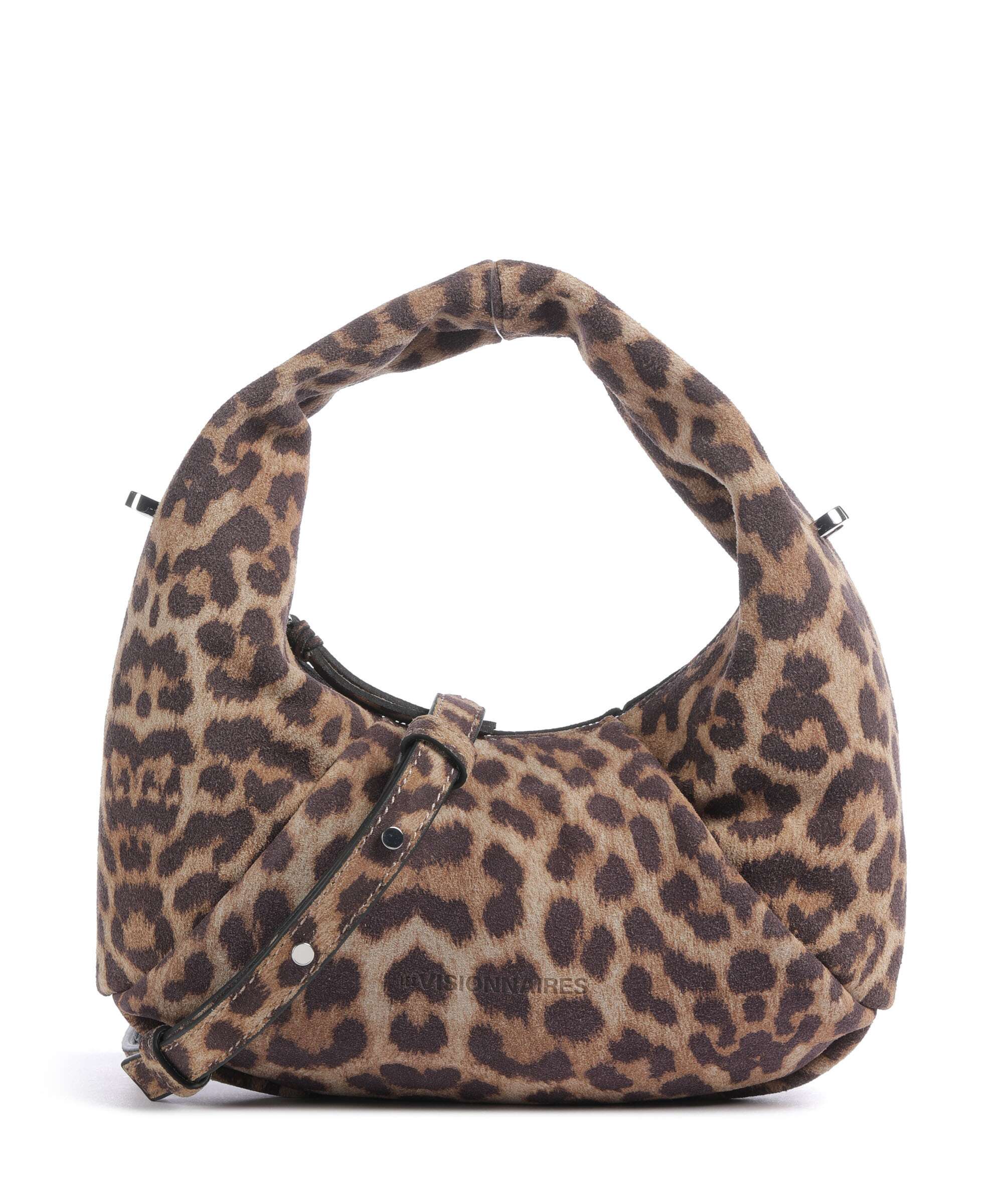Les Visionnaires Greta Essential Cozy Mini Handbag leo print