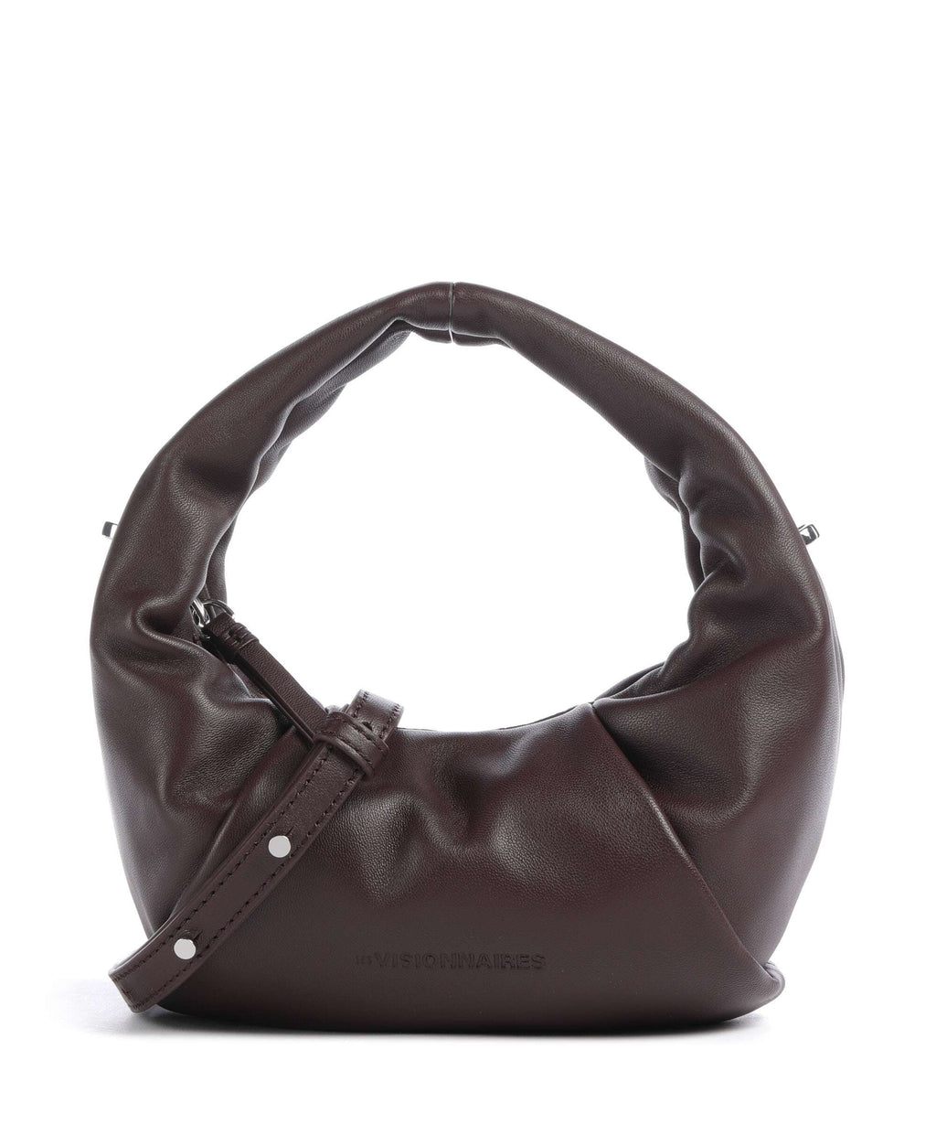 Les Visionnaires Greta Essential Silky Mini Crossbody bag aubergine
