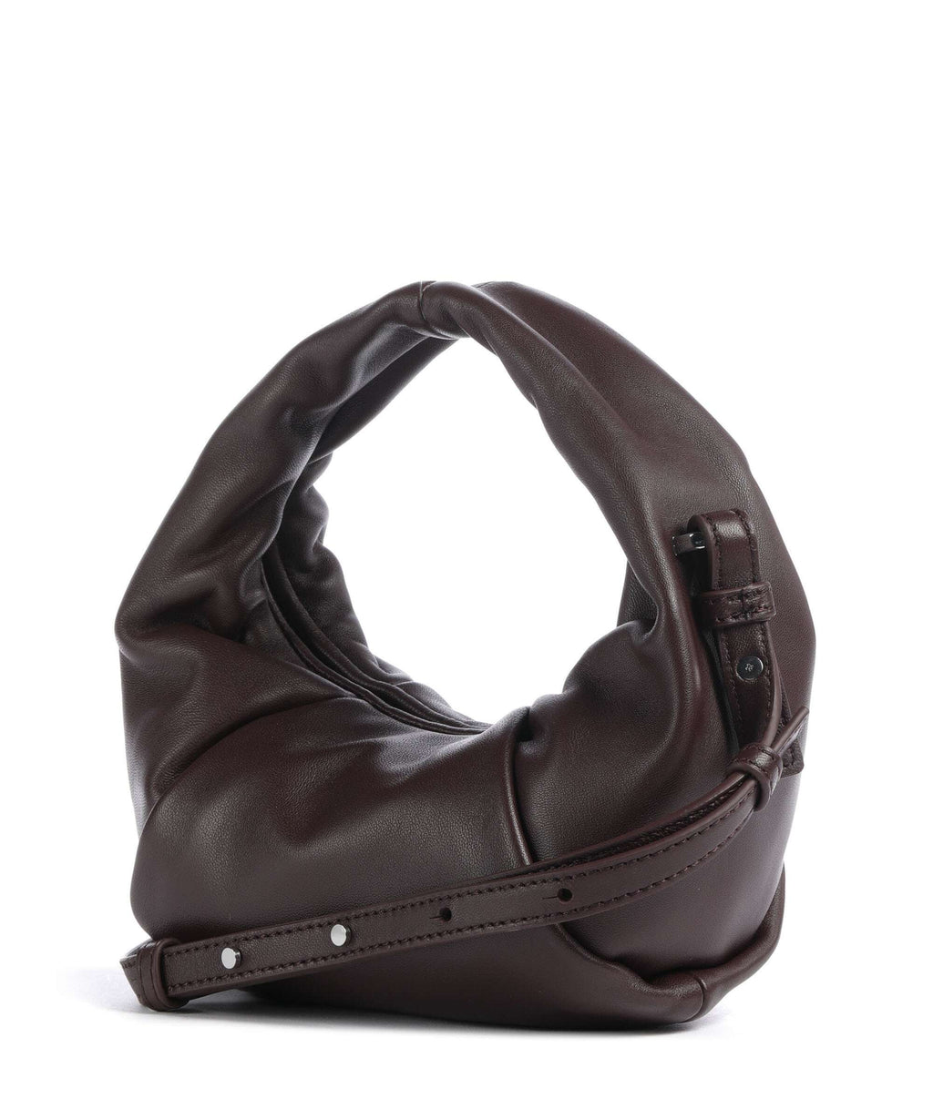 Les Visionnaires Greta Essential Silky Mini Crossbody bag aubergine