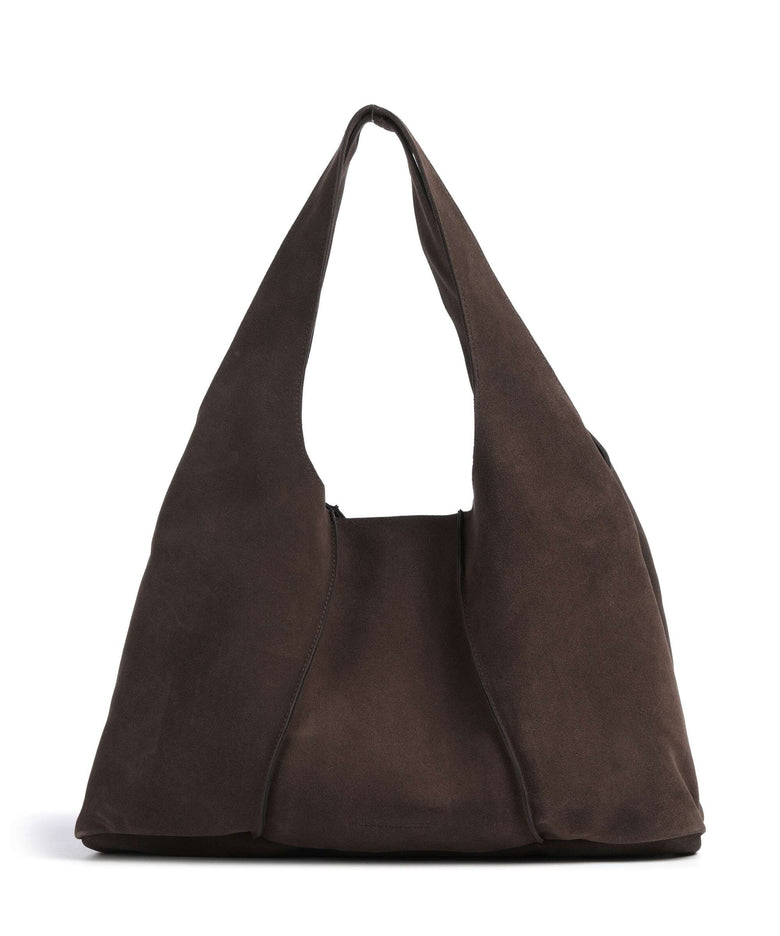 Les Visionnaires Paz Essential Cozy Hobo bag dark brown