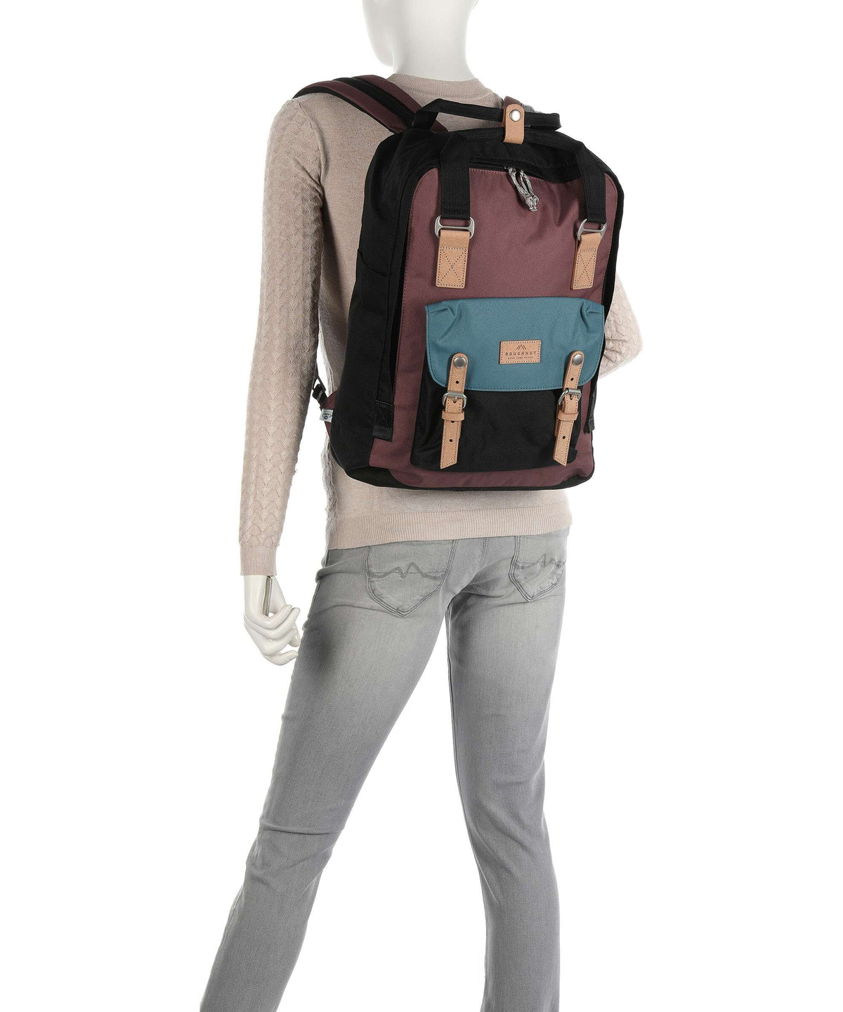 Doughnut Reborn Macaroon Large Backpack camel