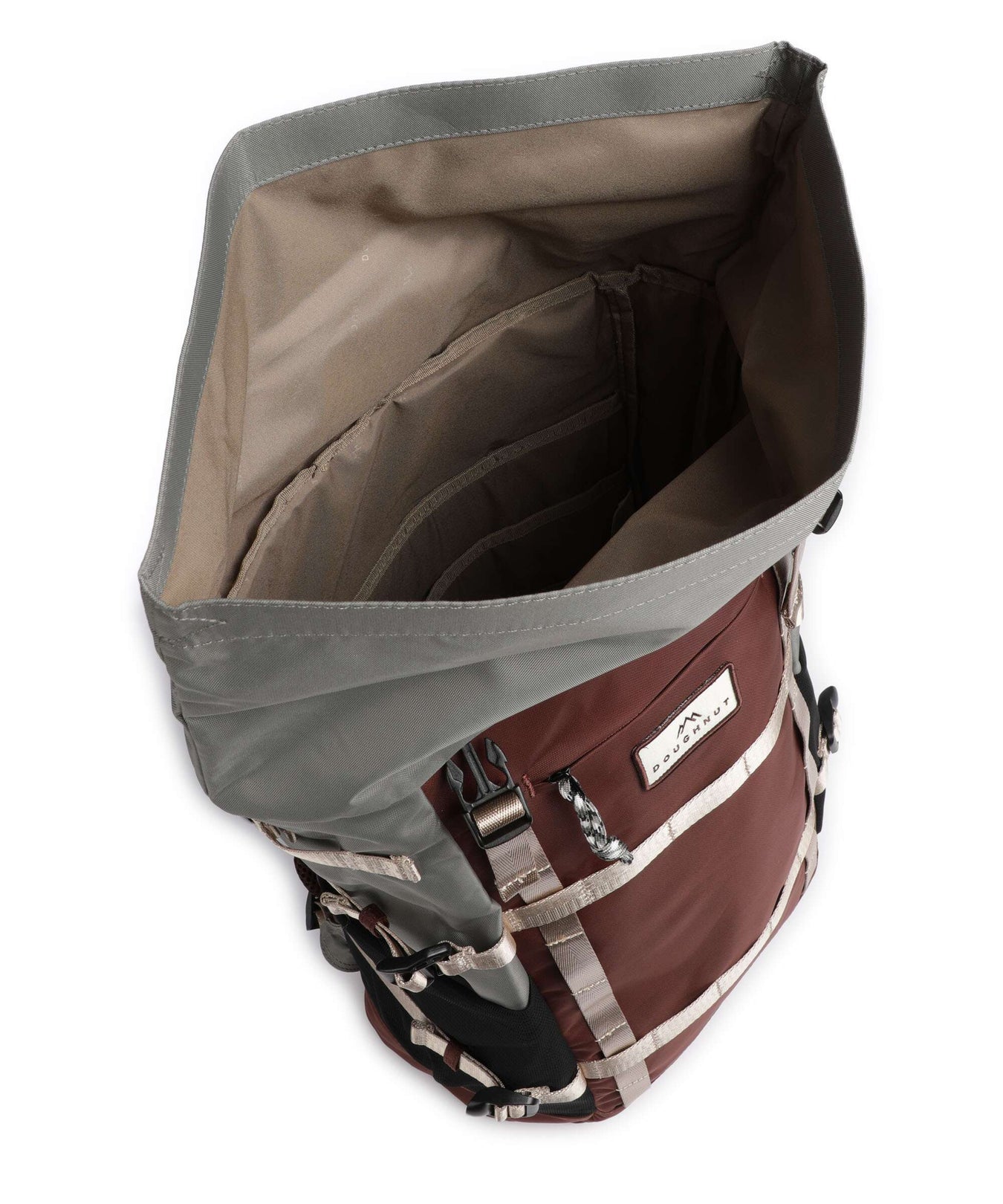 Doughnut Paratrooper Rolltop backpack brown/grey
