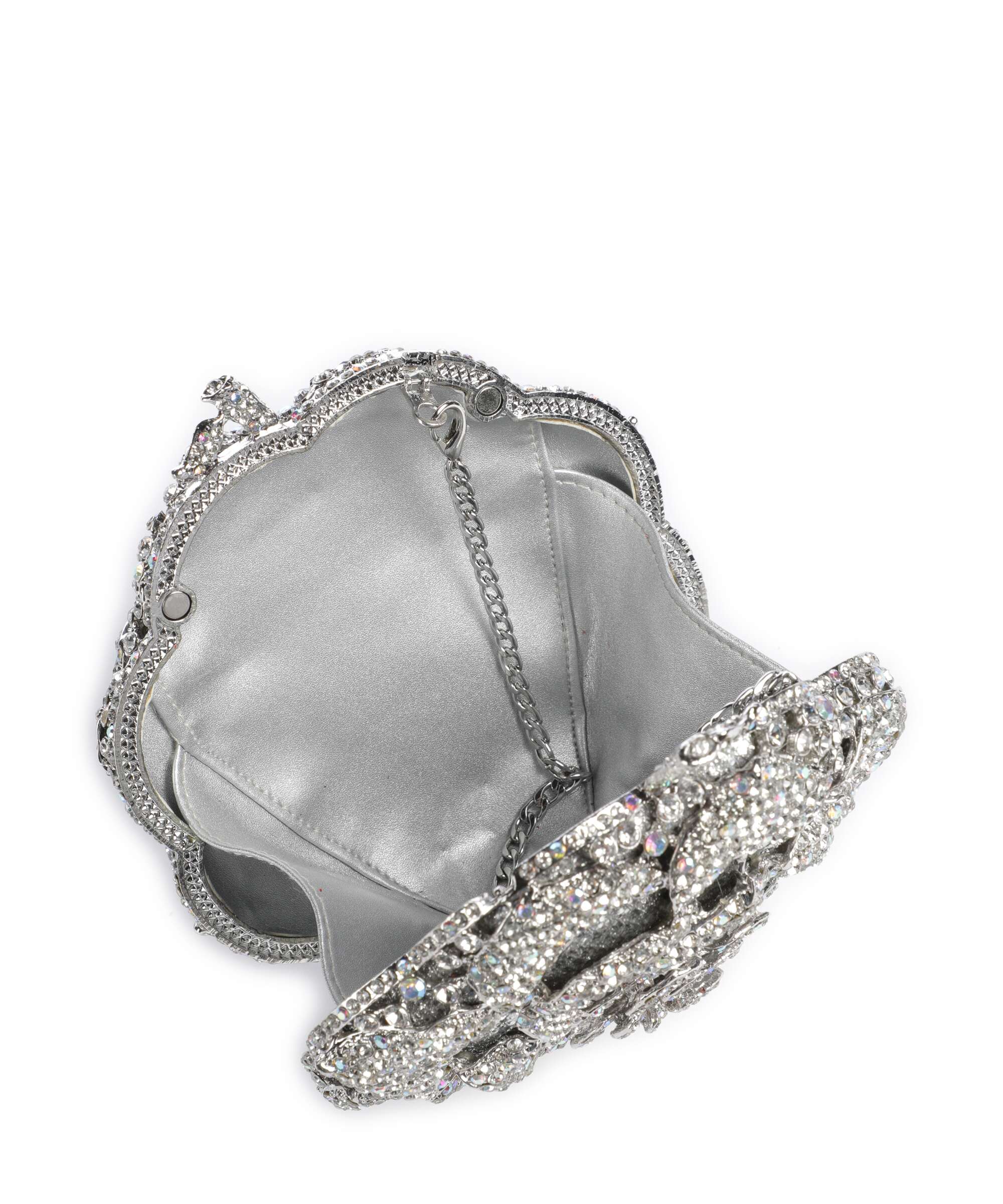 Dune London Bling Crossbody bag silver