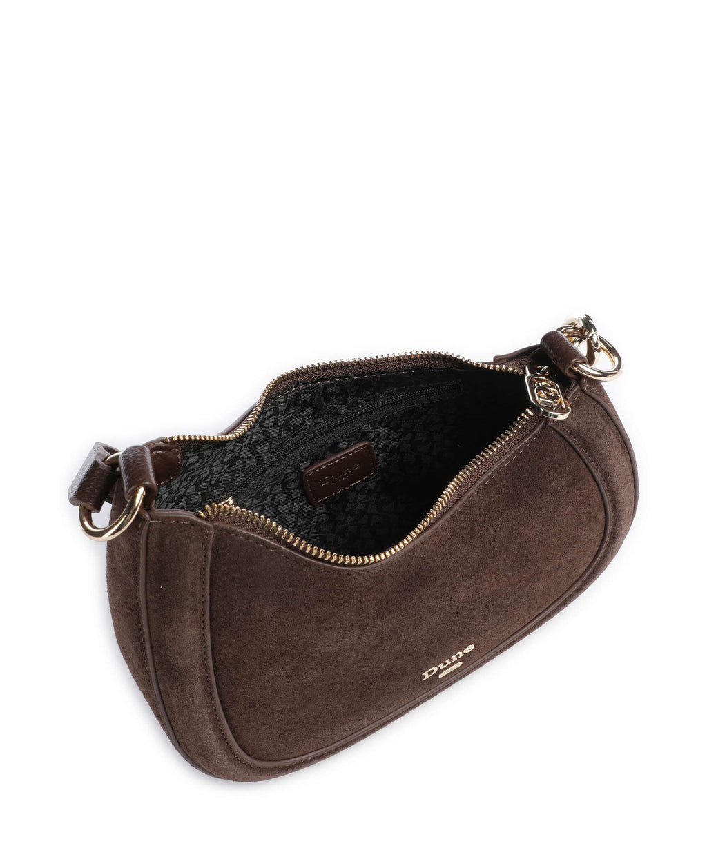 Dune London Direction Shoulder bag dark brown