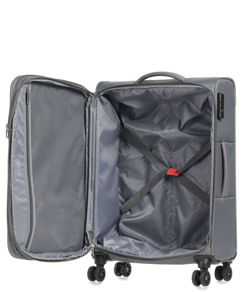 American Tourister Fun Cruise Spinner (4 wheels) grey/orange