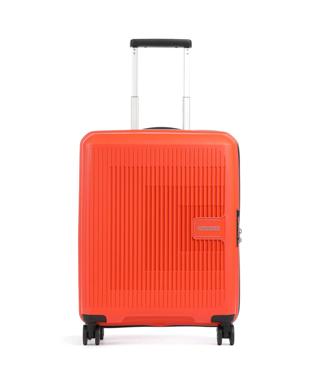 American Tourister Aerostep Spinner (4 wheels) bright orange