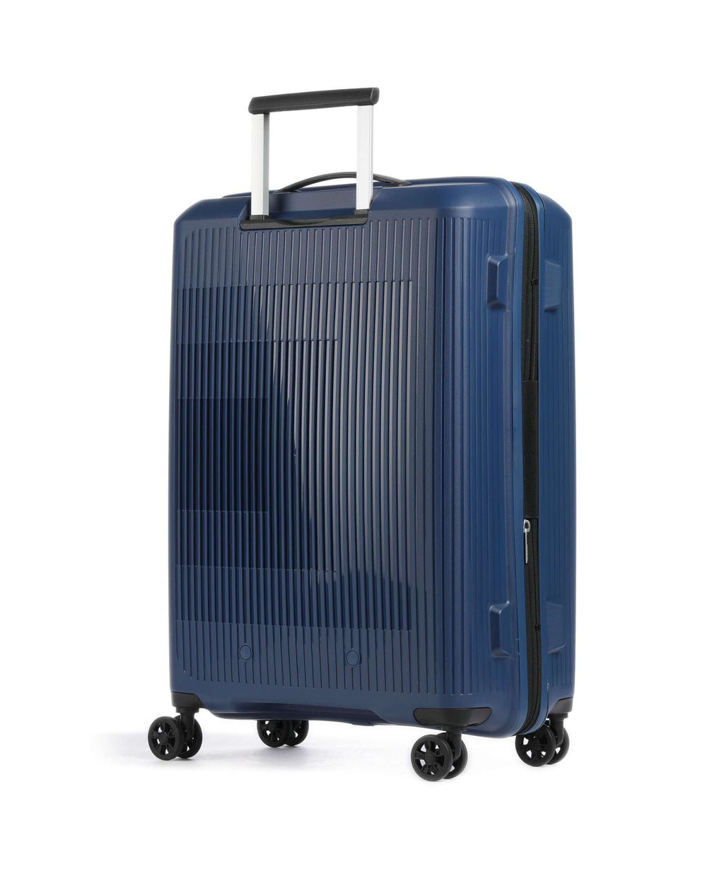 American Tourister Aerostep Spinner (4 wheels) navy blue