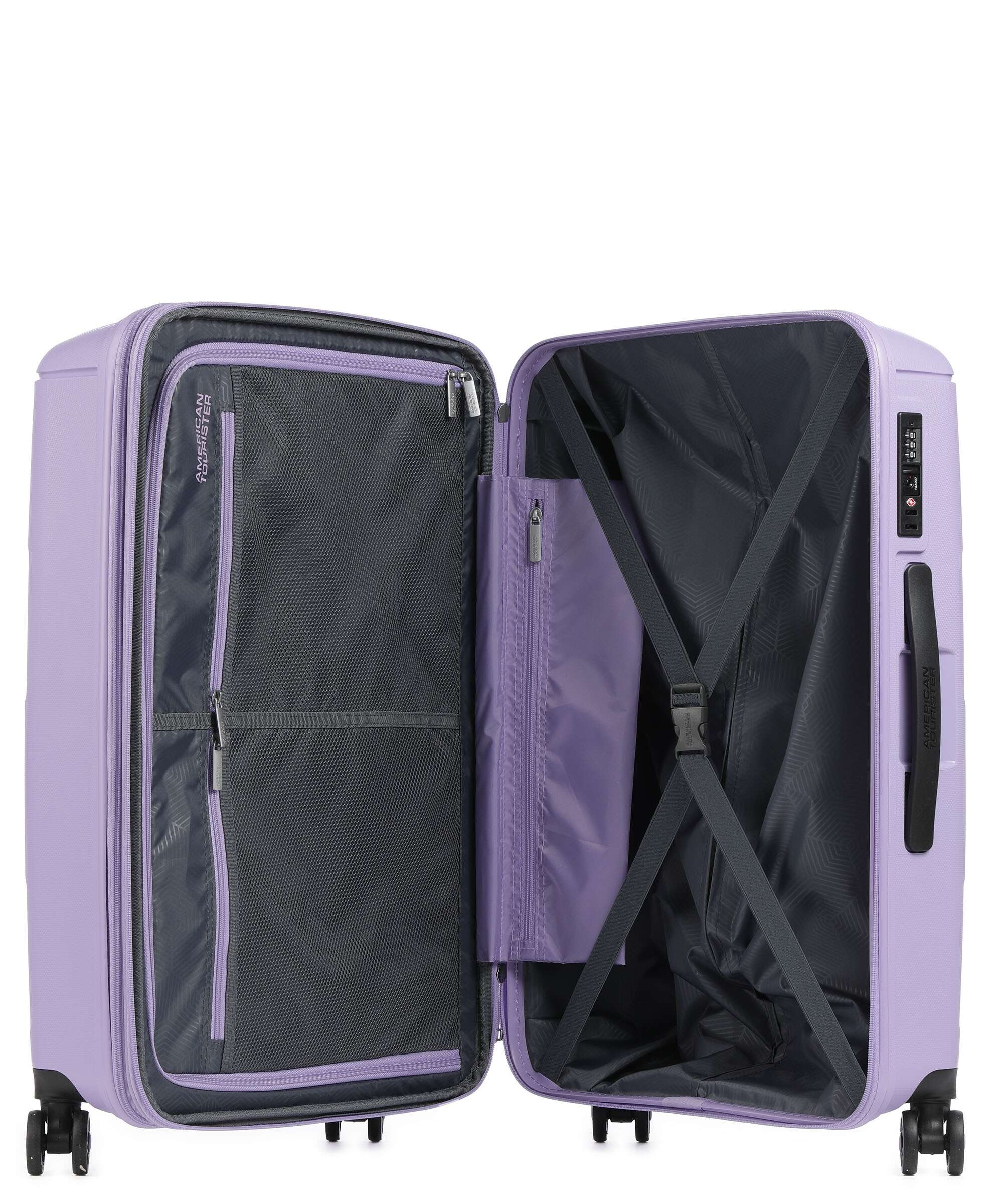 American Tourister Sunside Spinner (4 wheels) lavender purple