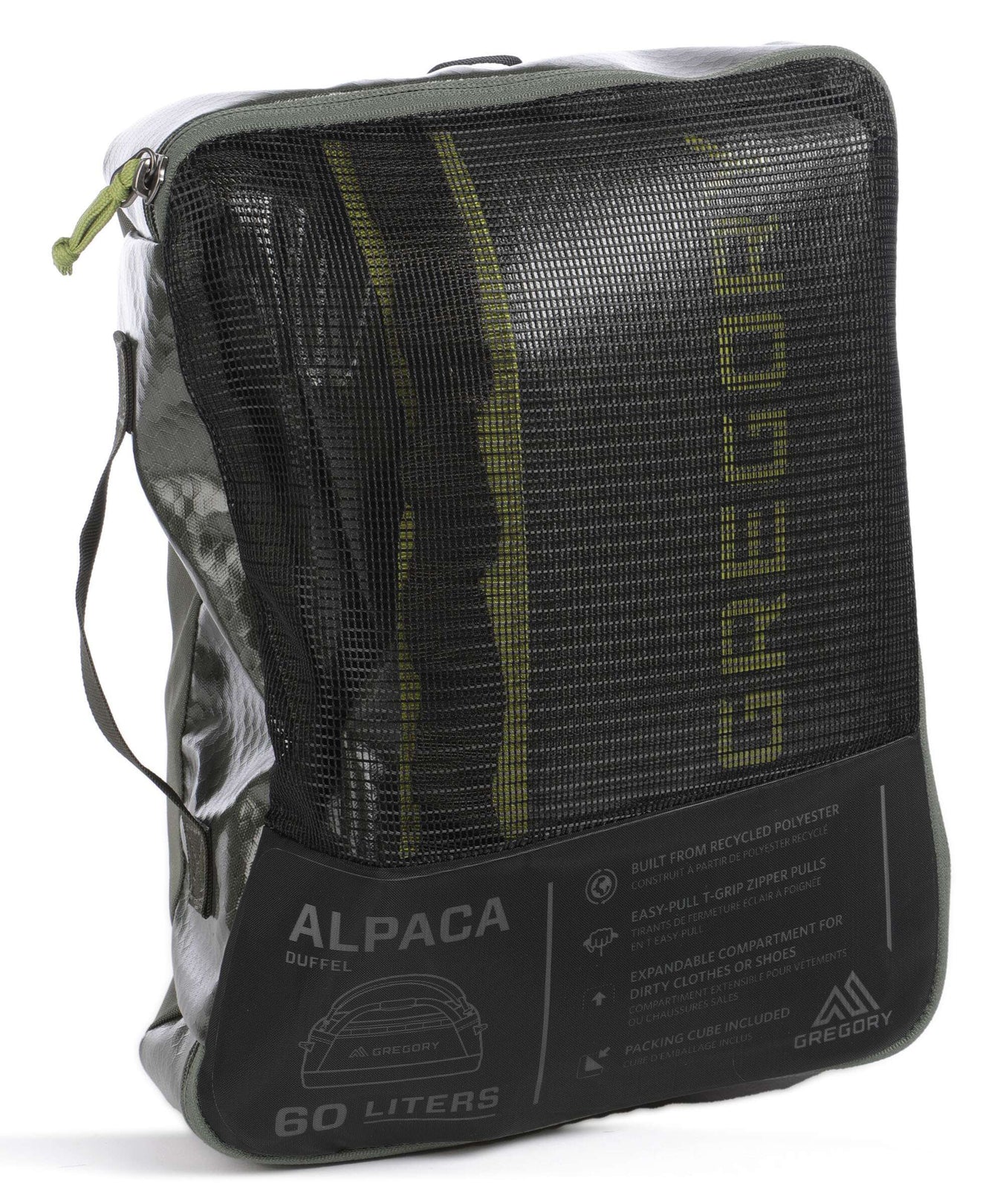 Gregory Alpaca 60 Travel bag fir green