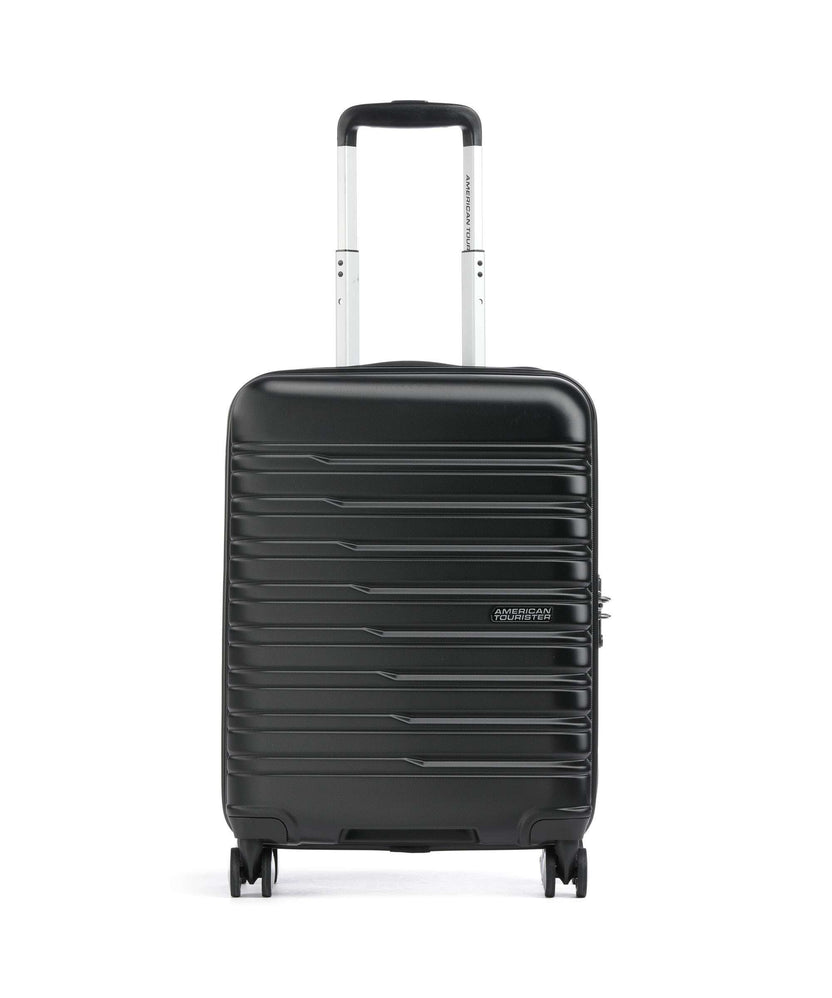 American Tourister Flashline Spinner (4 wheels) shadow black
