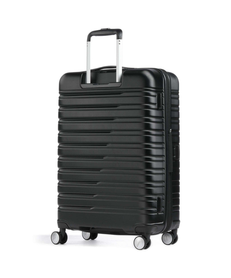 American Tourister Flashline Spinner (4 wheels) shadow black