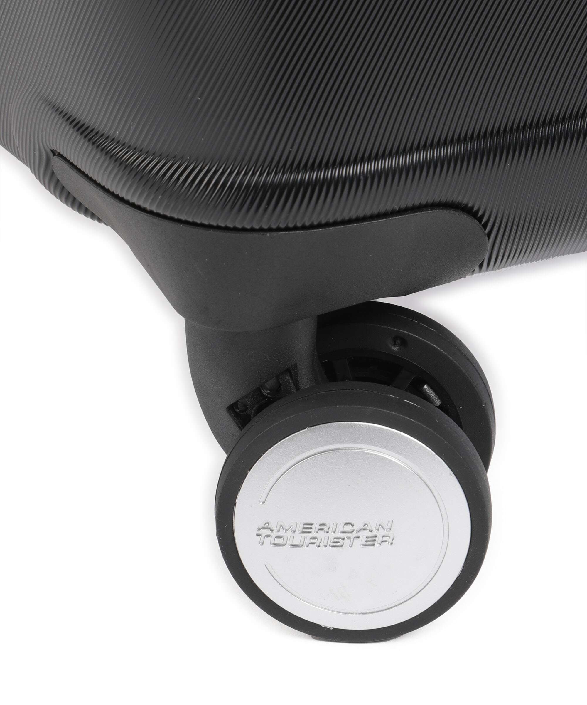 American Tourister Flashline Spinner (4 wheels) shadow black