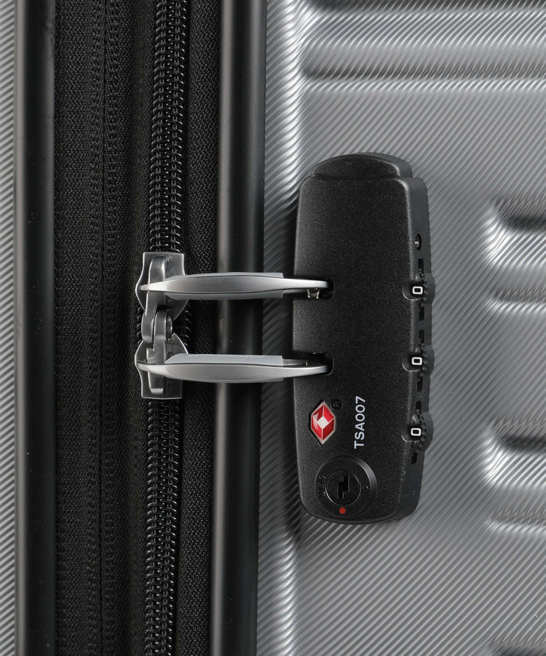 American Tourister Flashline Spinner (4 wheels) sky silver