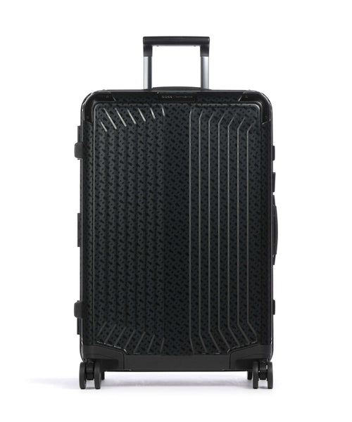 Samsonite Lite-Box Alu / Boss Spinner (4 wheels) graphite monogram