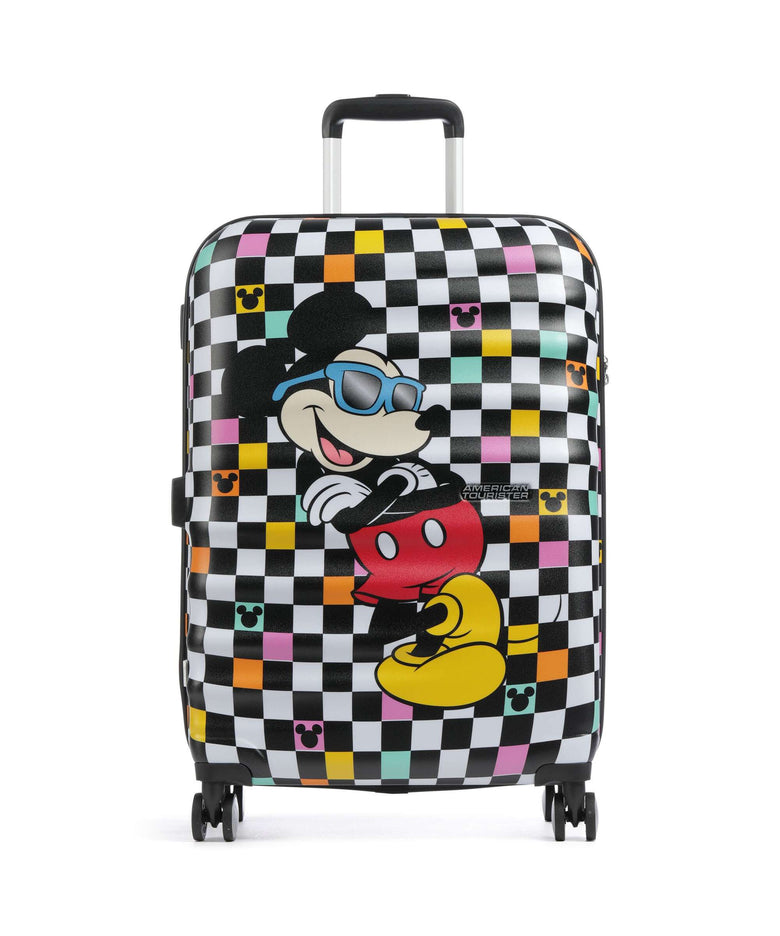 American Tourister Wavebreaker Disney Spinner (4 wheels) mickey check