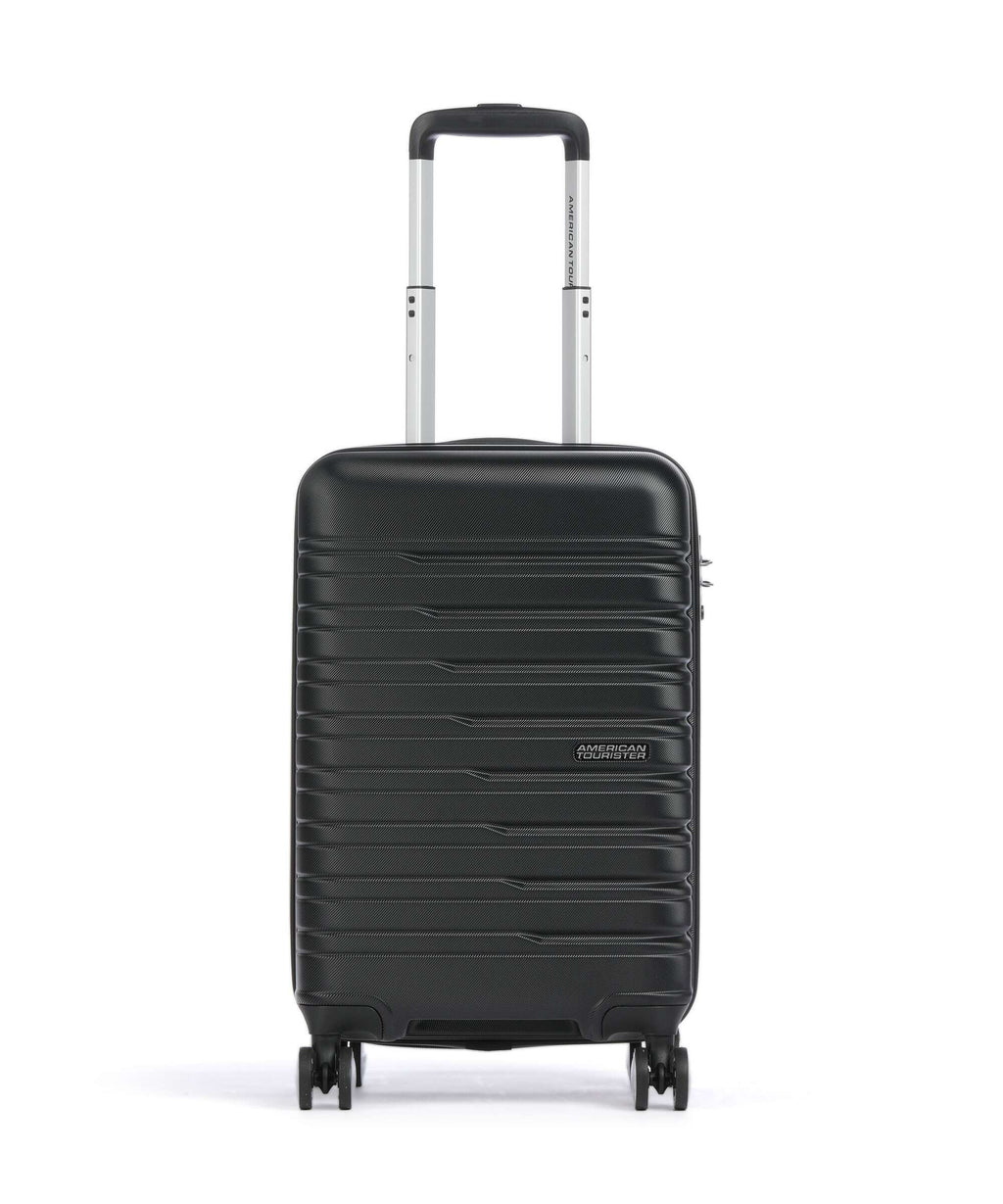 American Tourister Flashline Spinner (4 wheels) shadow black