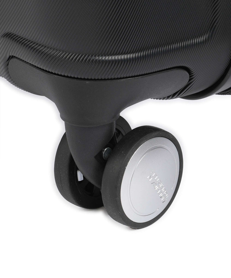 American Tourister Flashline Spinner (4 wheels) shadow black