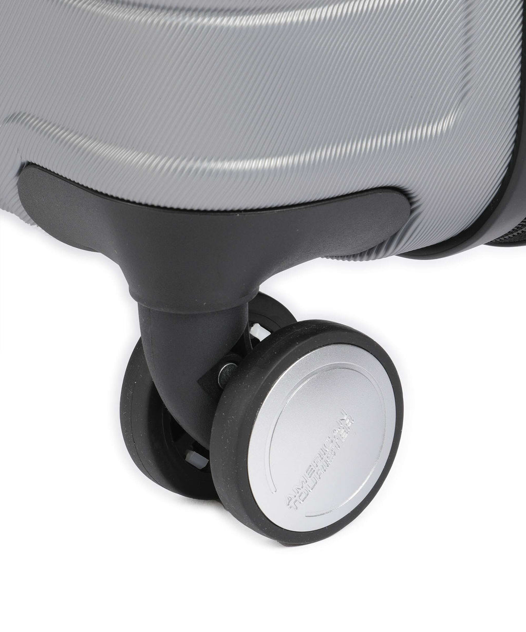 American Tourister Flashline Spinner (4 wheels) sky silver