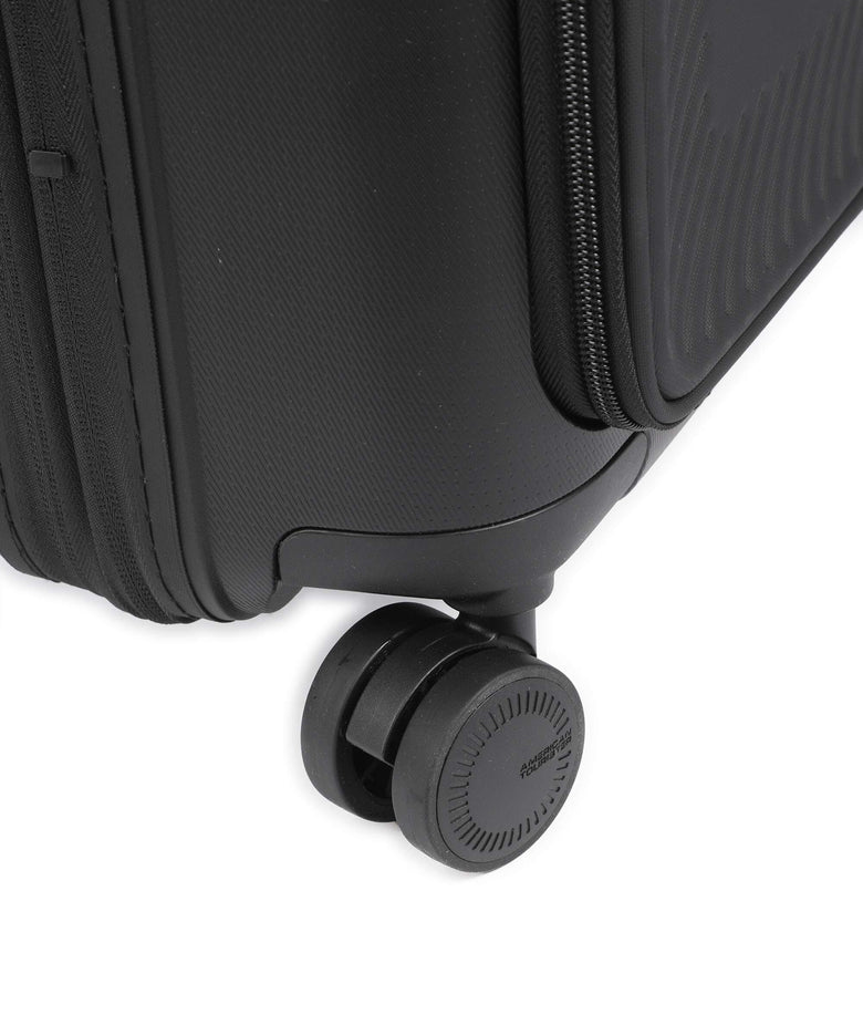 American Tourister Dashpop Spinner (4 wheels) true black