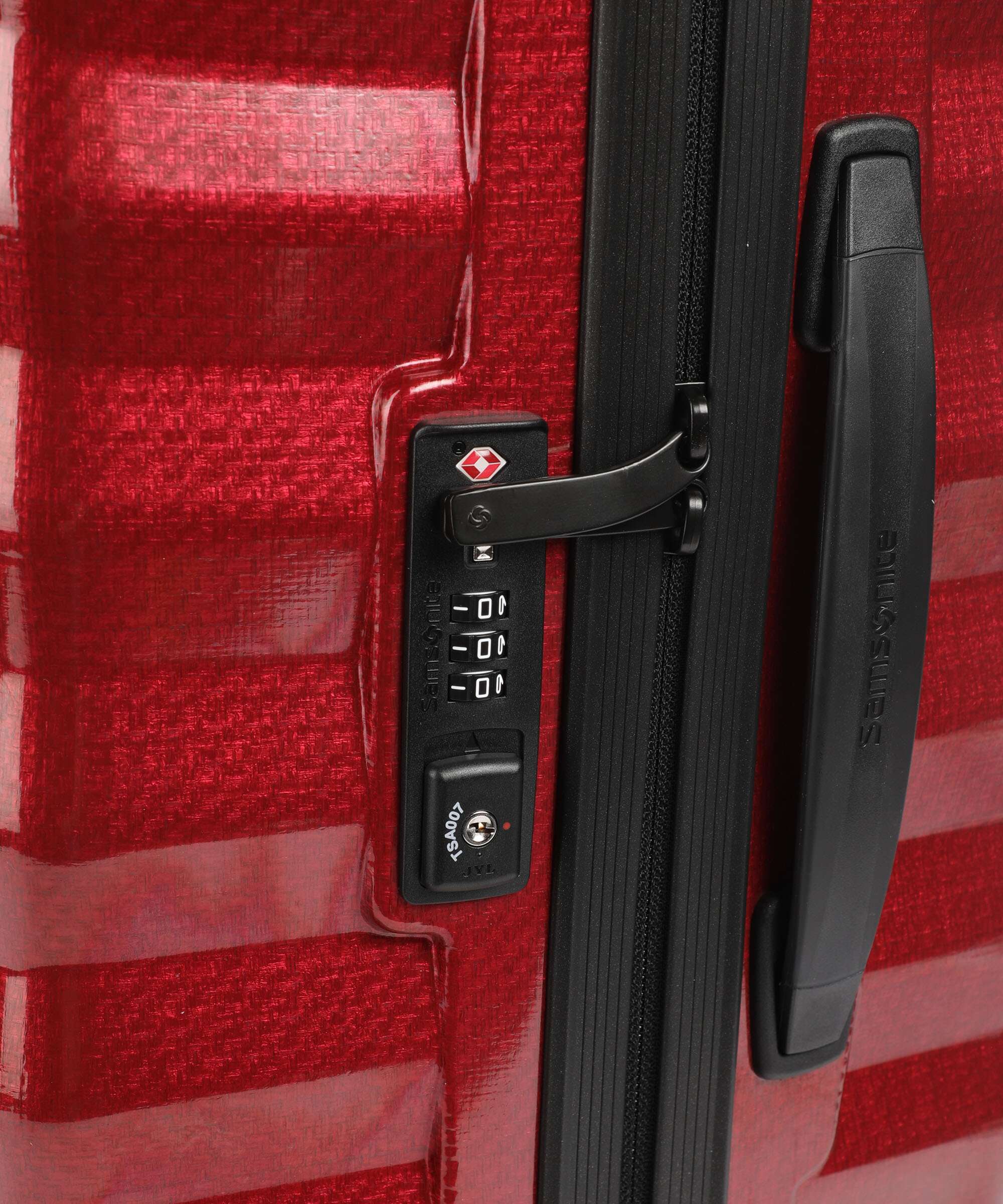 Samsonite Lite Shock Spinner (4 wheels) hyacinth red