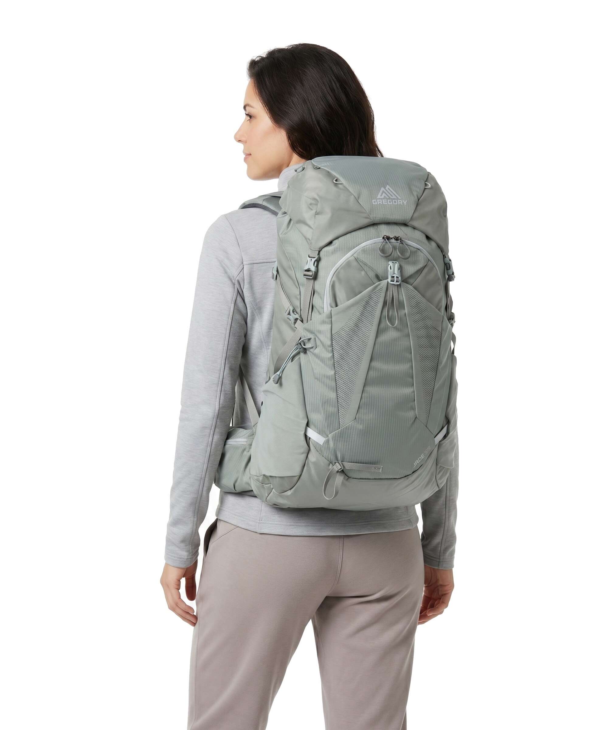Gregory Jade 38 RC SM/MD Hiking backpack recycled ripstop polyester artichoke green