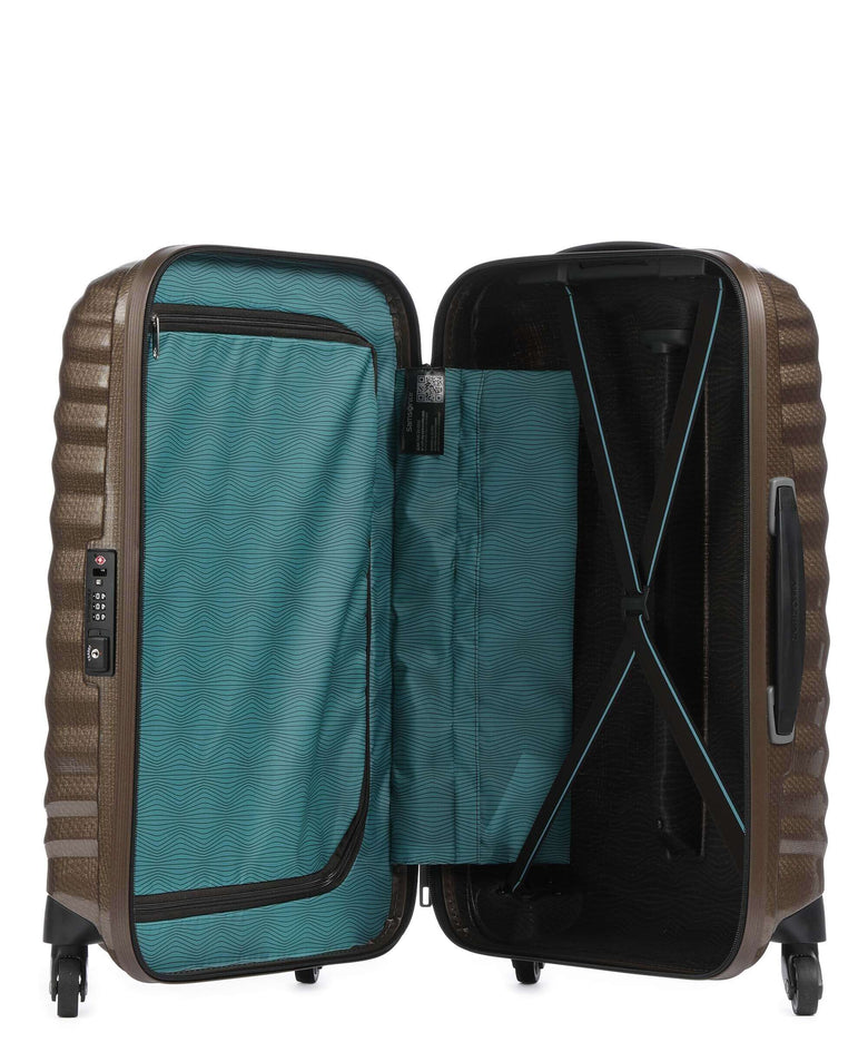 Samsonite Lite-Shock Spinner (4 wheels) sand