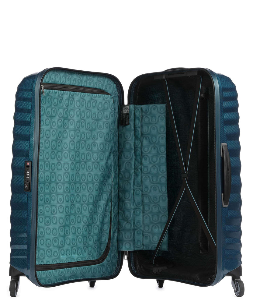 Samsonite Lite-Shock Spinner (4 wheels) petrol blue