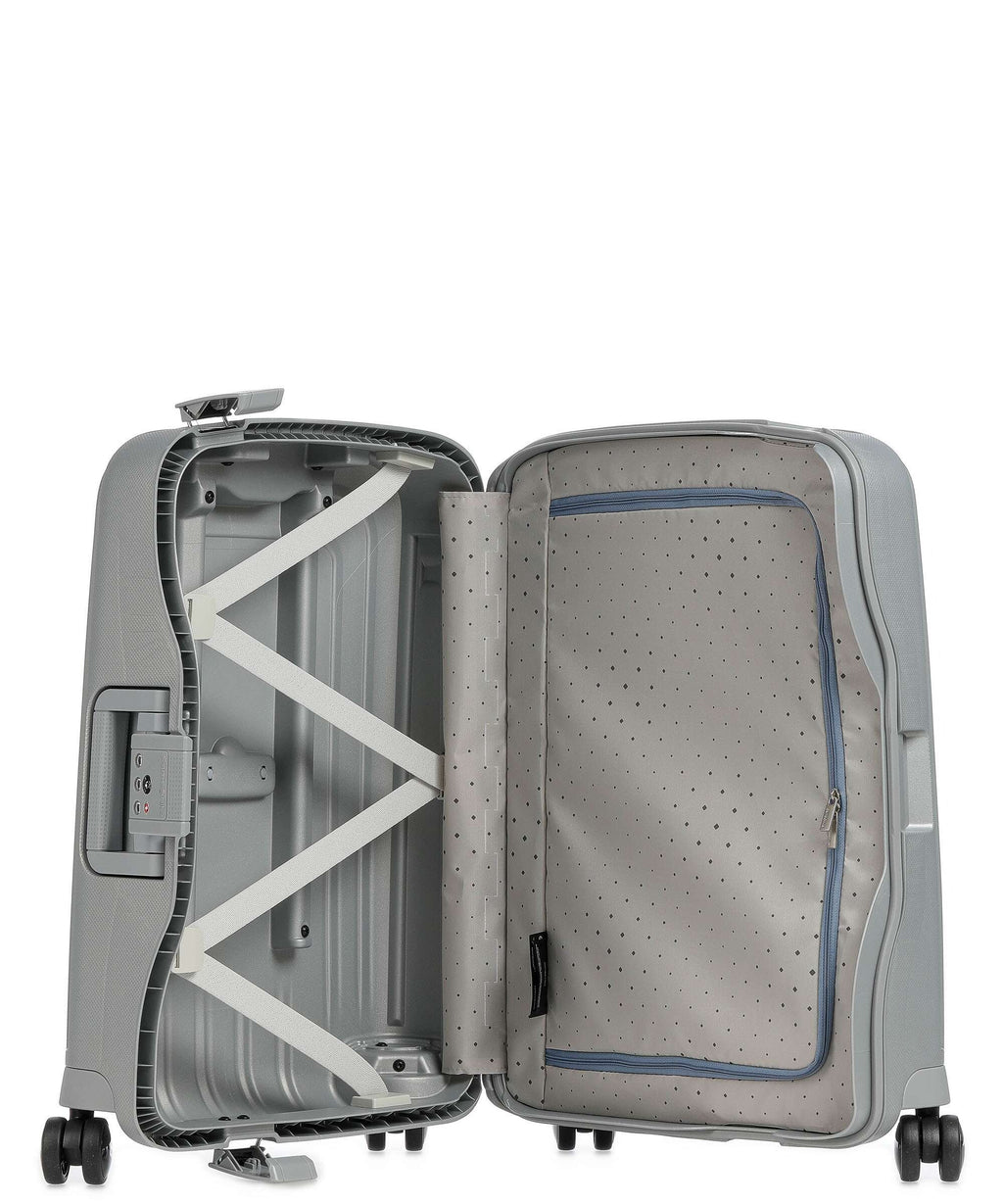 Samsonite S'Cure Spinner (4 wheels) silver