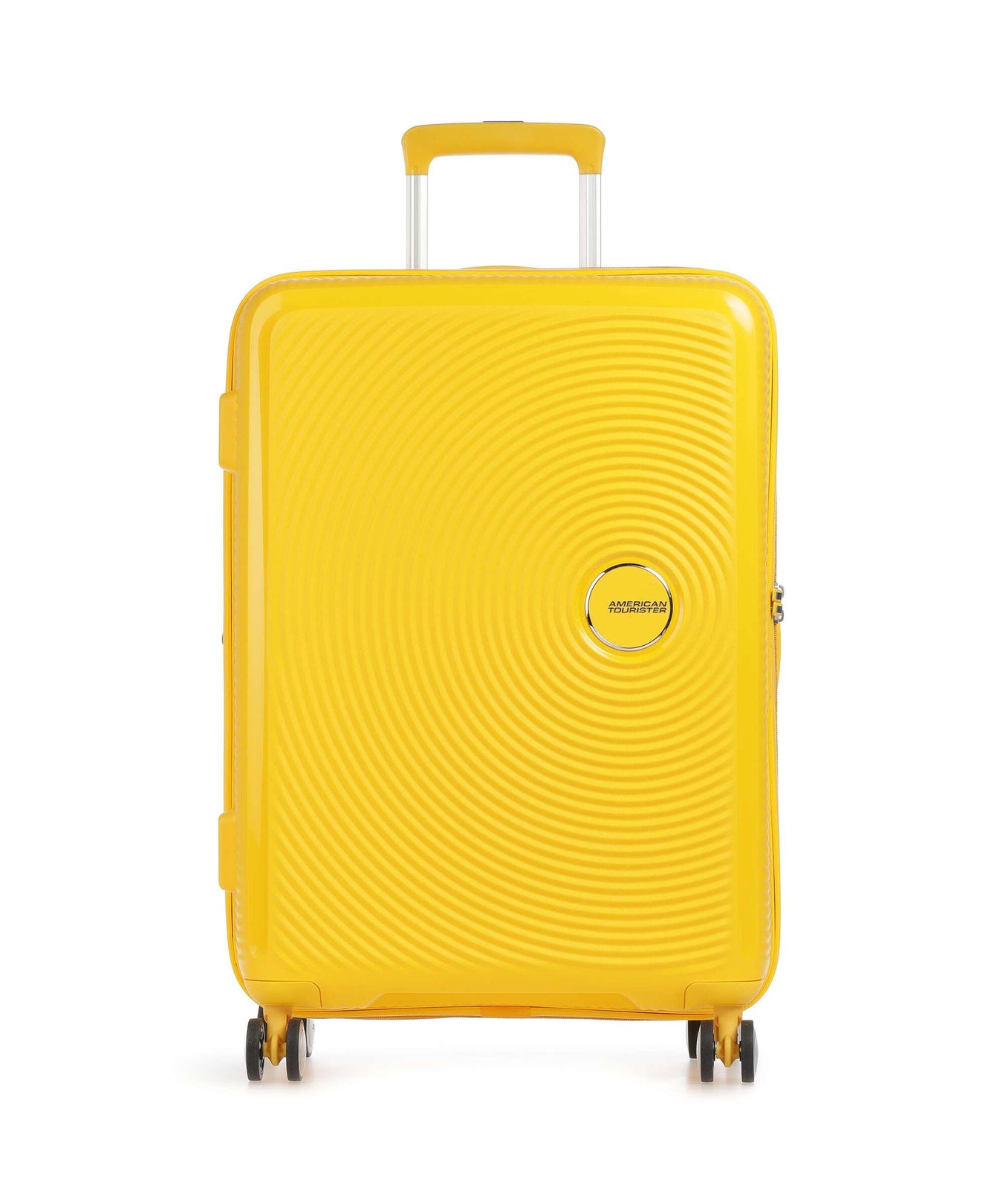 American Tourister Soundbox Spinner (4 wheels) golden yellow