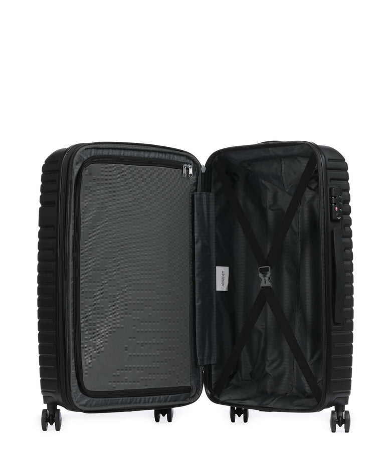 American Tourister Aero Racer Suitcase set (4 wheels) jet black