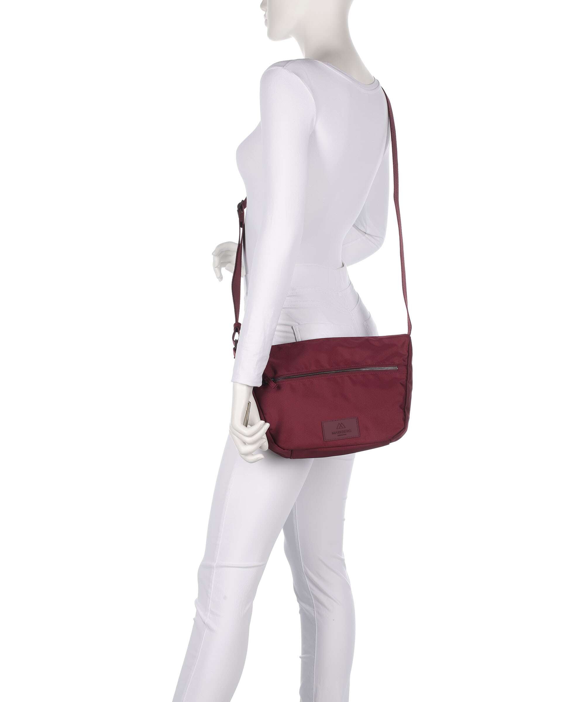 Markberg Mono Crossbody bag burgundy
