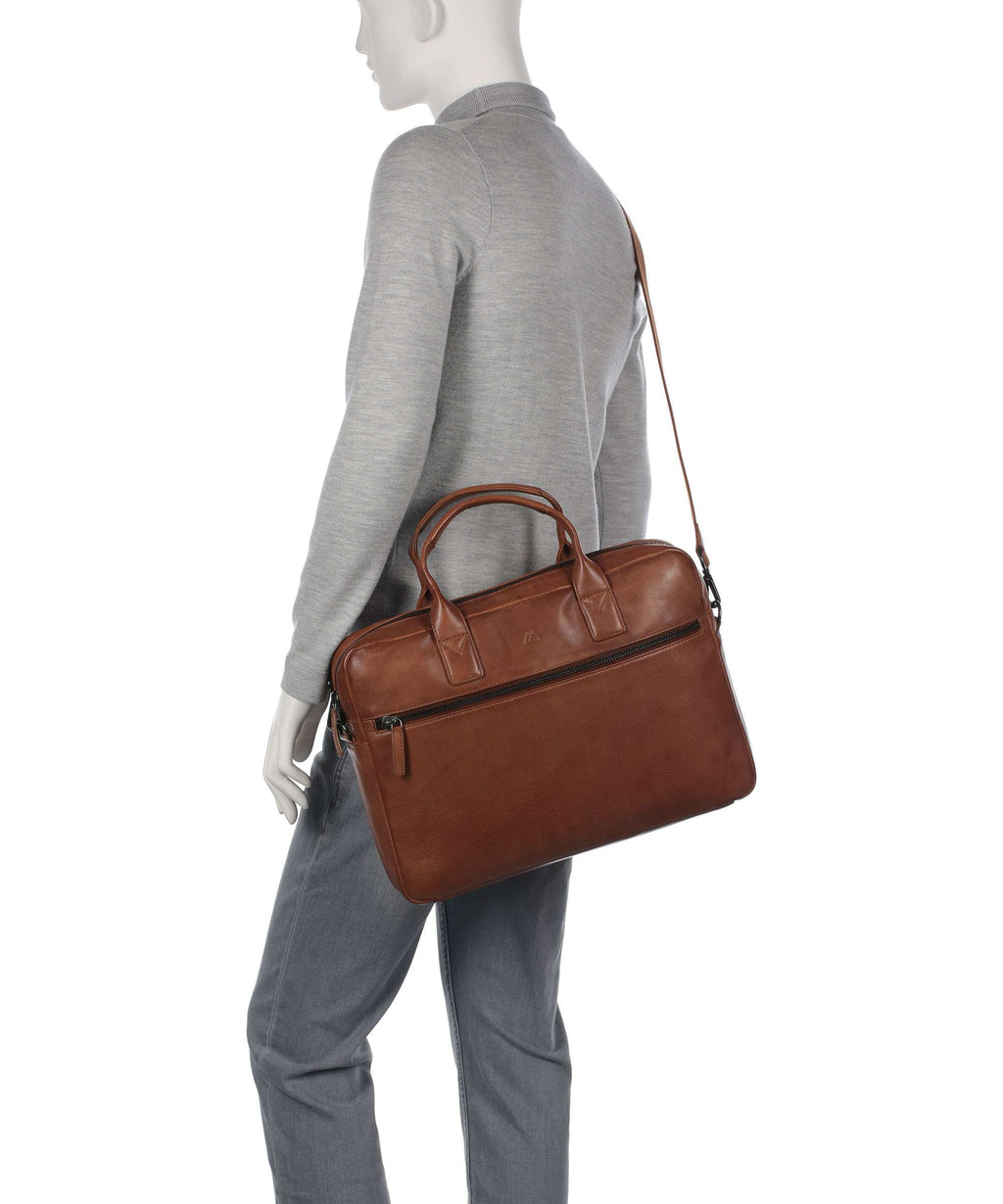 Markberg Knox Briefcase cognac