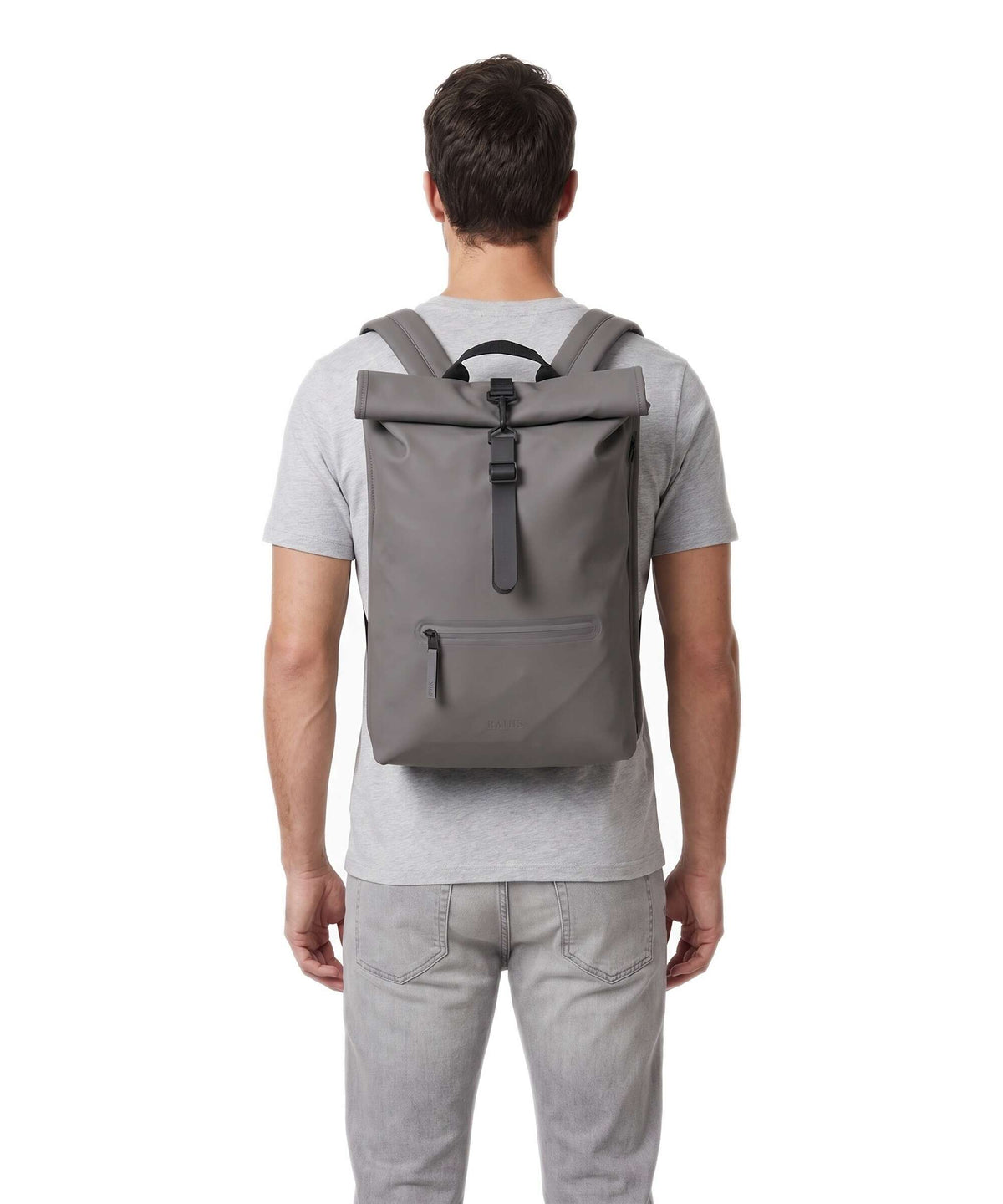 Rains Rolltop backpack grey
