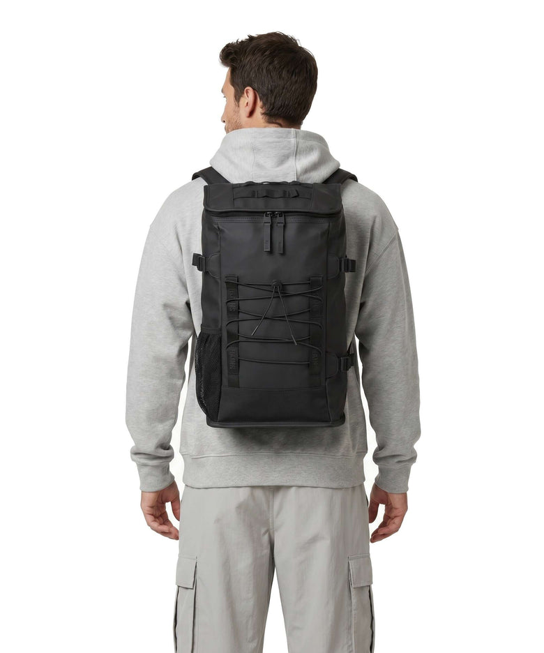 rains trail mountaineer backpack Rains Bag in Black for $175 Backpack with sporty design and durability The Mountaineer Bag will keep all of your belongings safe and dry Rains Mountaineer Bag 1315 ROCK