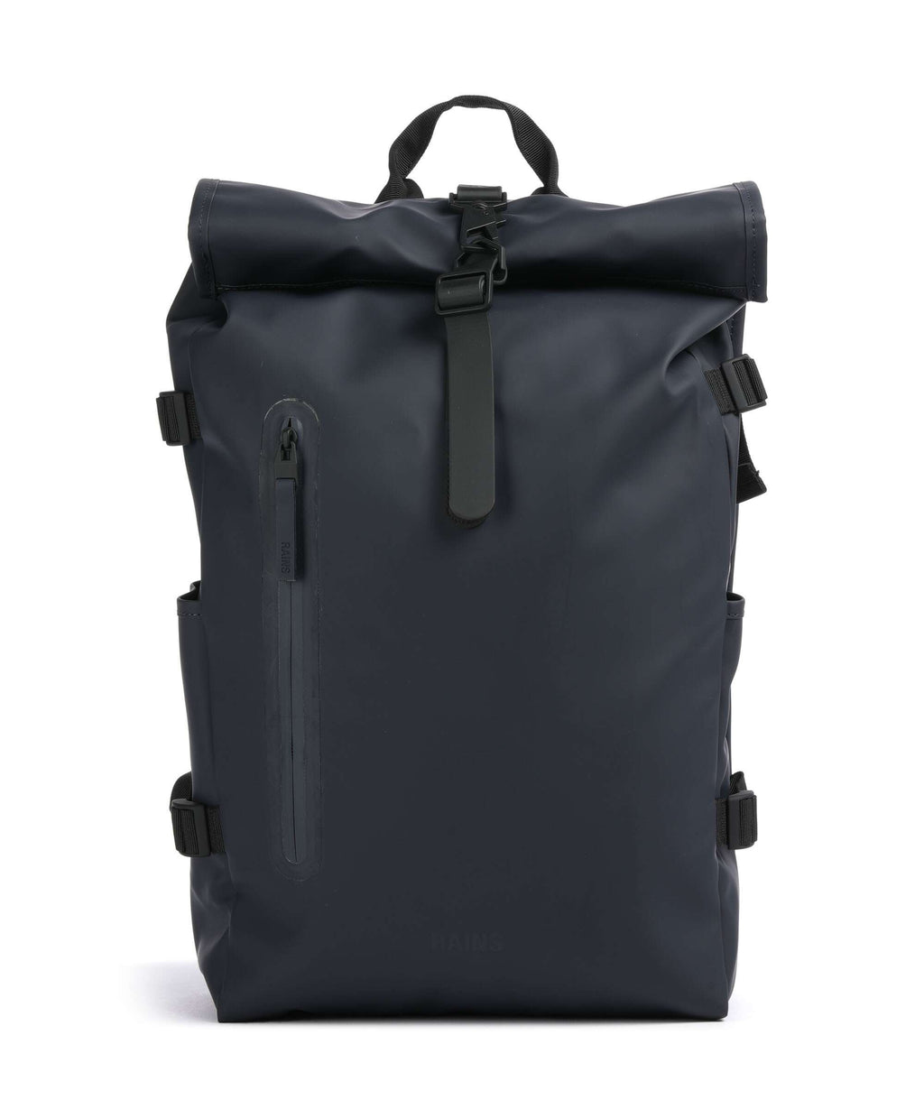 Rains Large Rolltop backpack navy