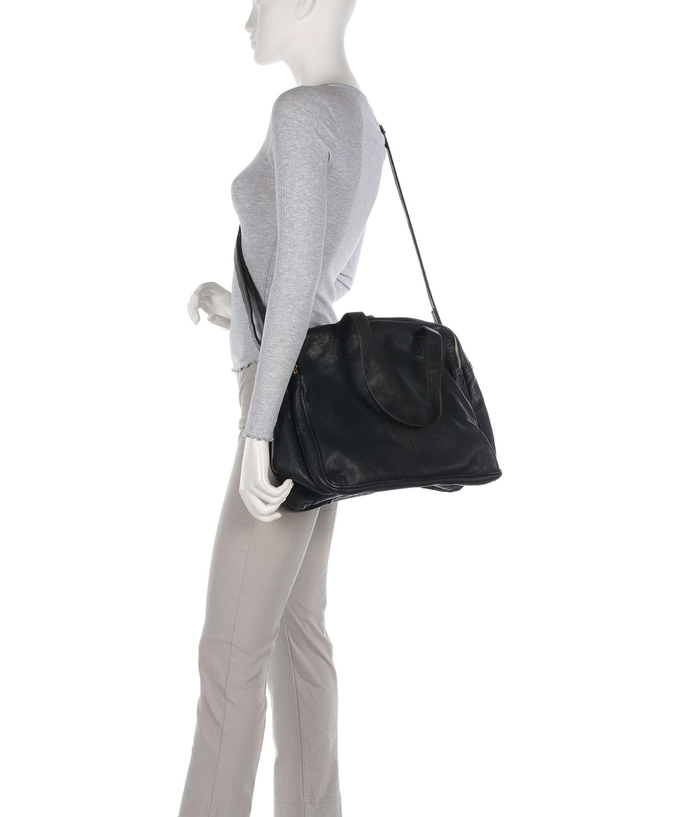 Depeche Golden Chic Shoulder bag black