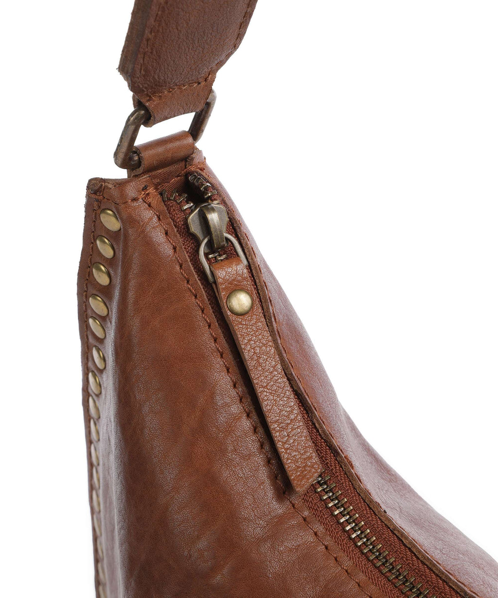 Depeche Rocking Rodeo Hobo bag vintage cognac