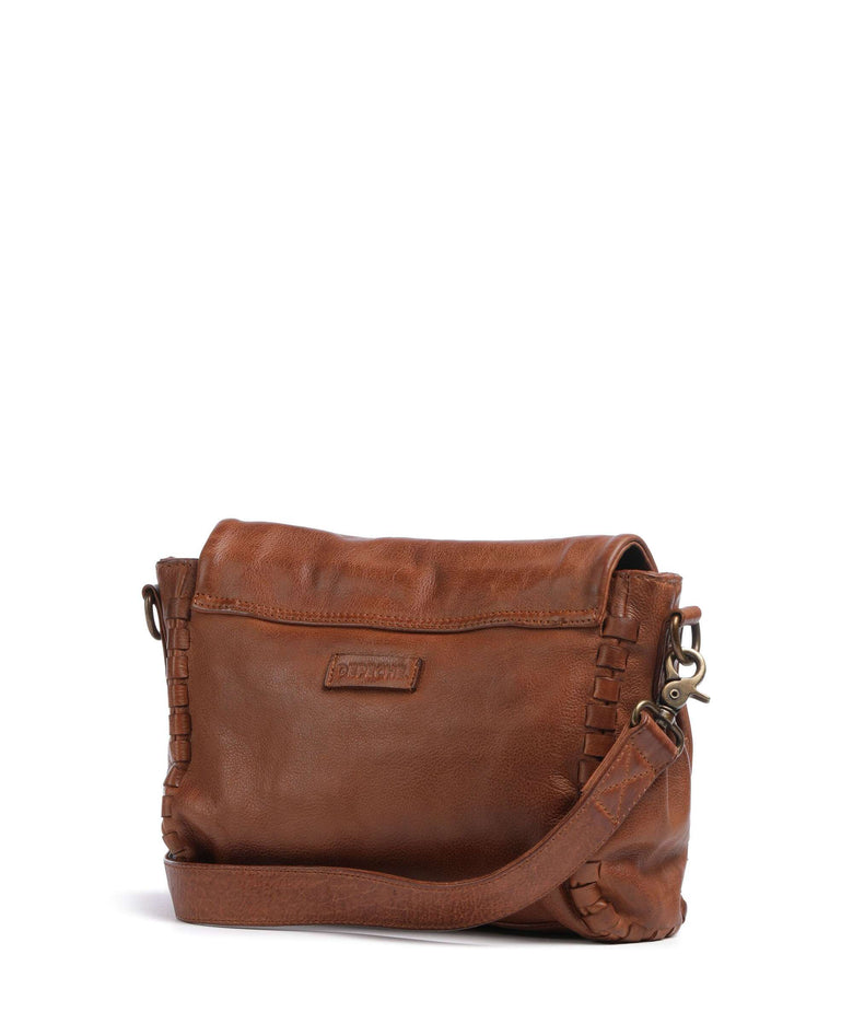 Depeche Tailors Stitch Messenger bag cognac