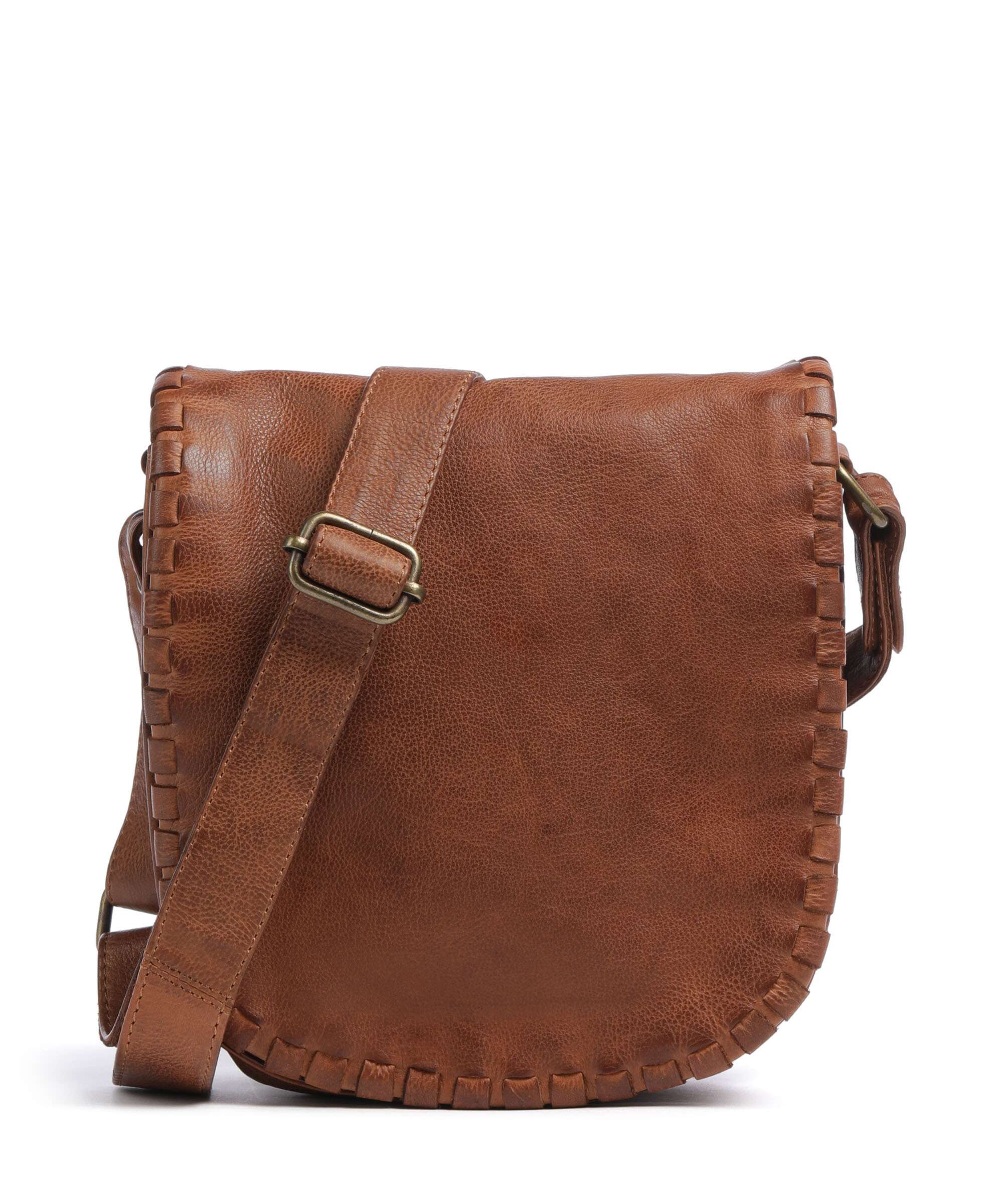 Depeche Tailors Stitch Crossbody bag cognac