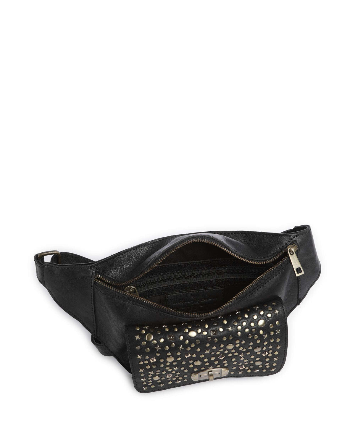 Depeche Metal Memory Belt bag black