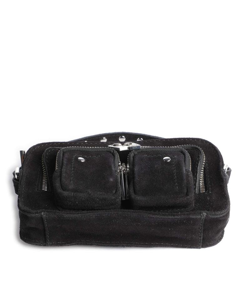 Núnoo Suede Helena Crossbody bag black