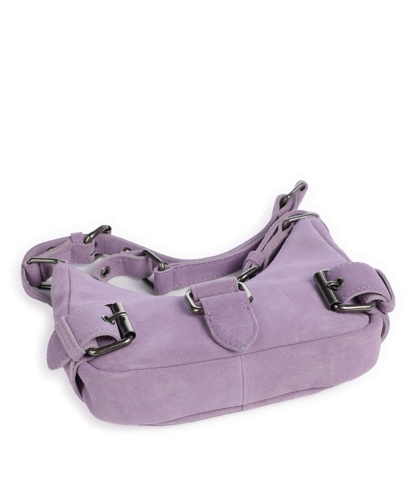 Núnoo Suede Palma Shoulder bag purple