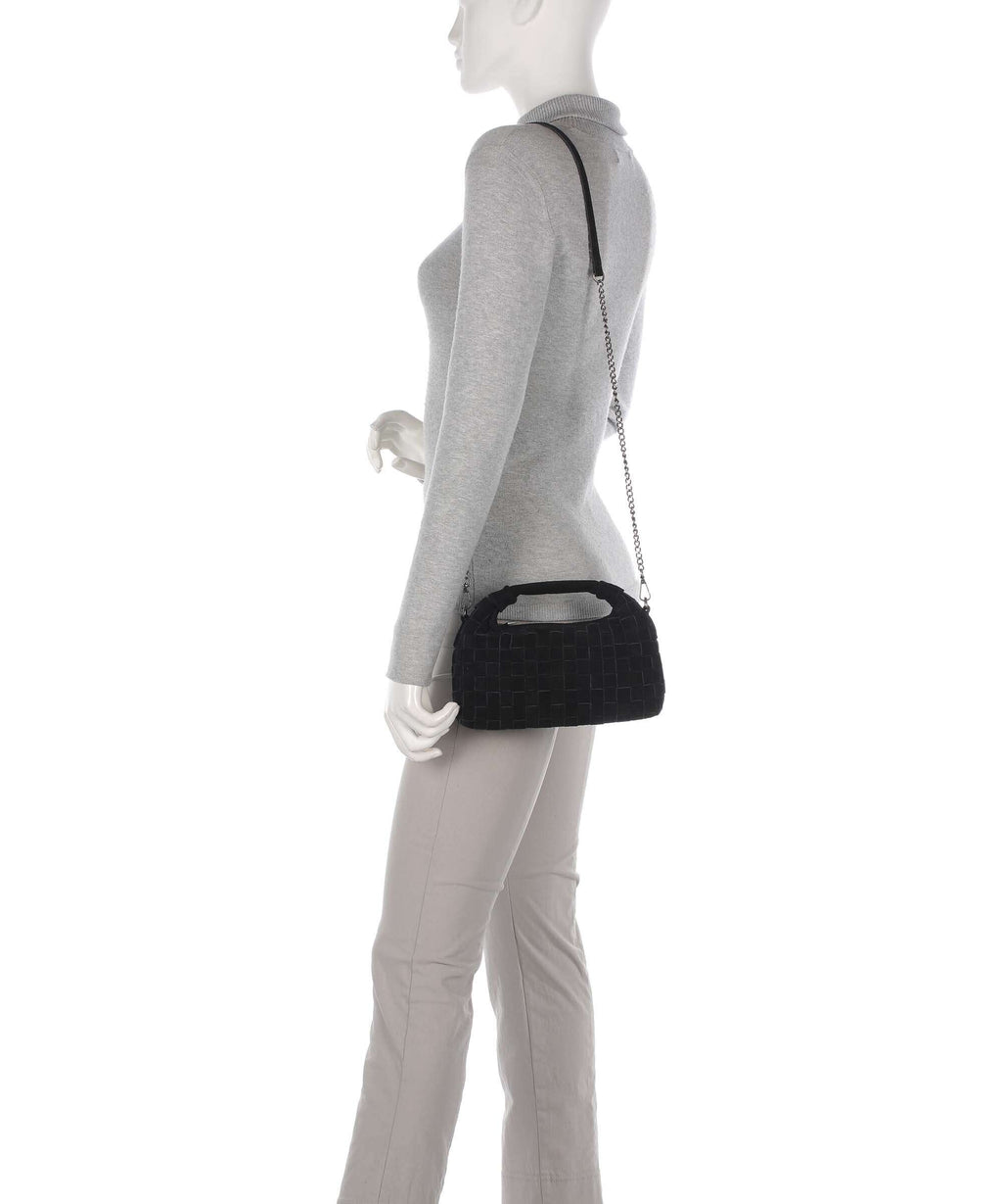 Núnoo Suede Dandy Crossbody bag black