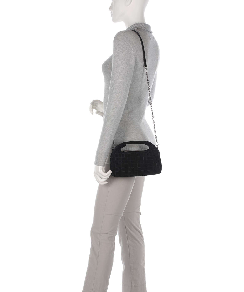 Núnoo Suede Dandy Crossbody bag black