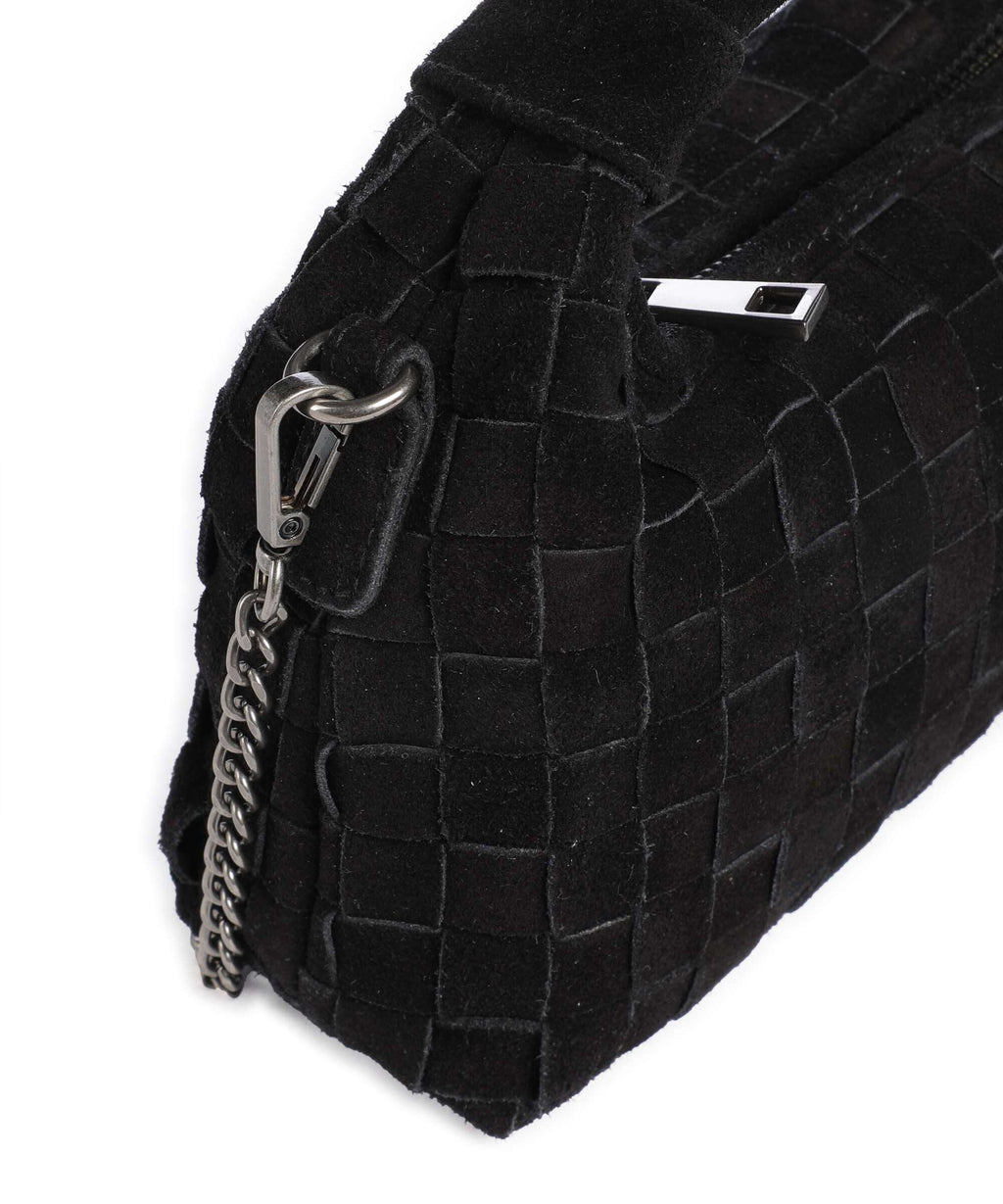 Núnoo Suede Dandy Crossbody bag black