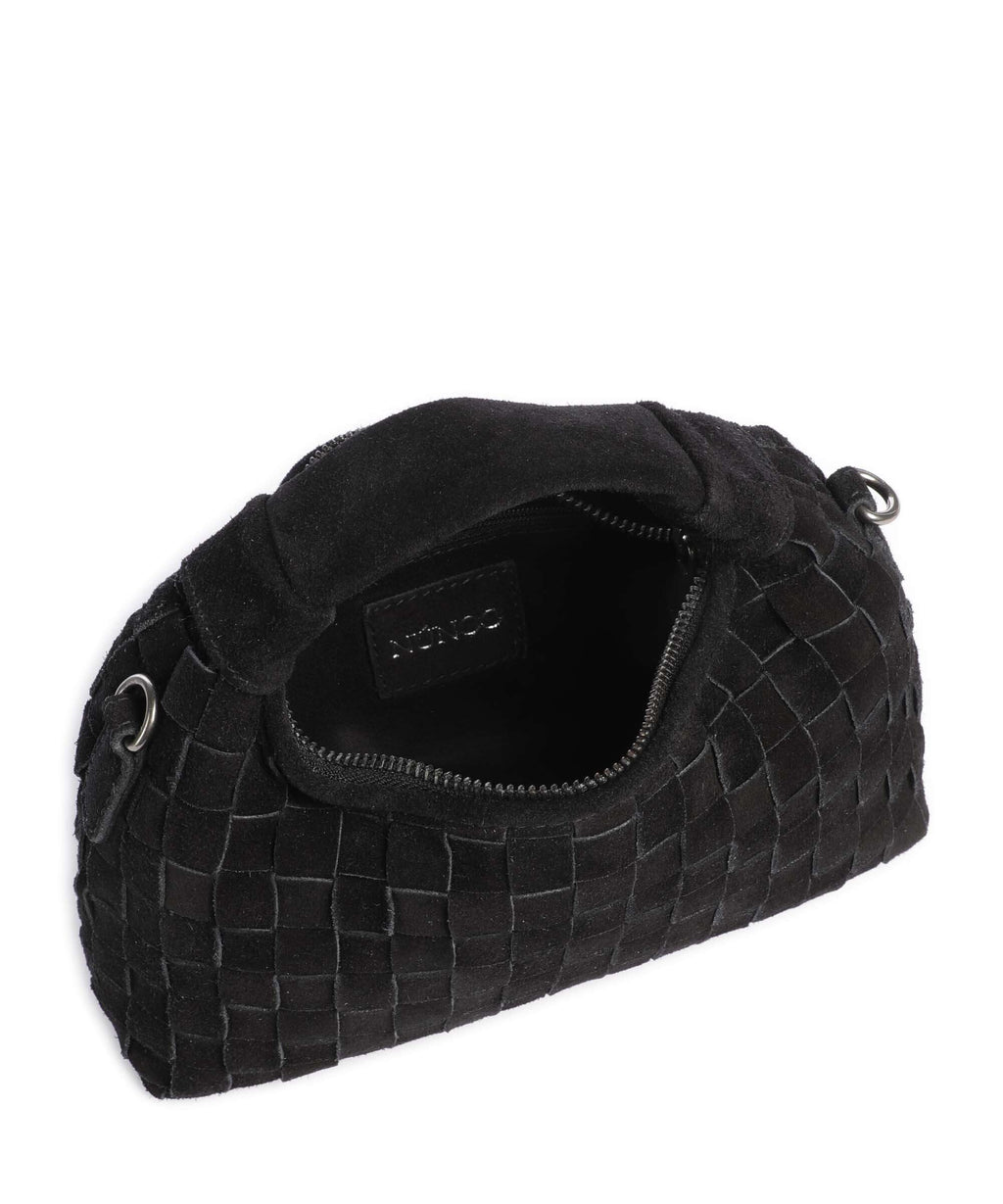 Núnoo Suede Dandy Crossbody bag black